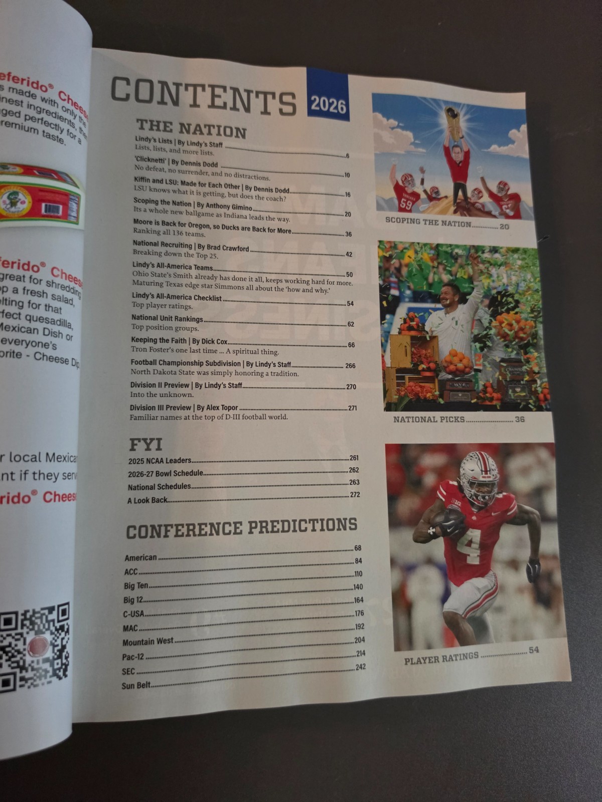 College Football National 2026 Preview Magazine by Lindy’s Sports – Volume 29