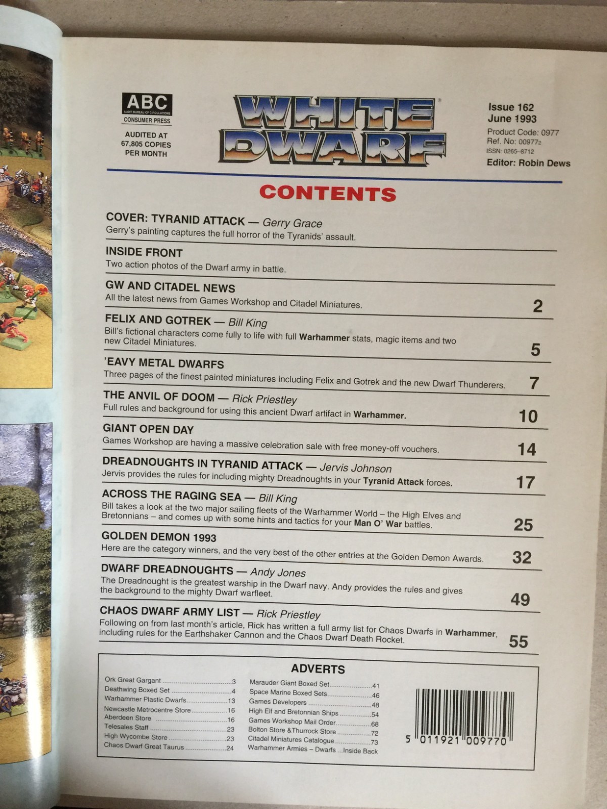 White Dwarf x5 early Issues 171,172,173,178,186 Mar94-Aug95