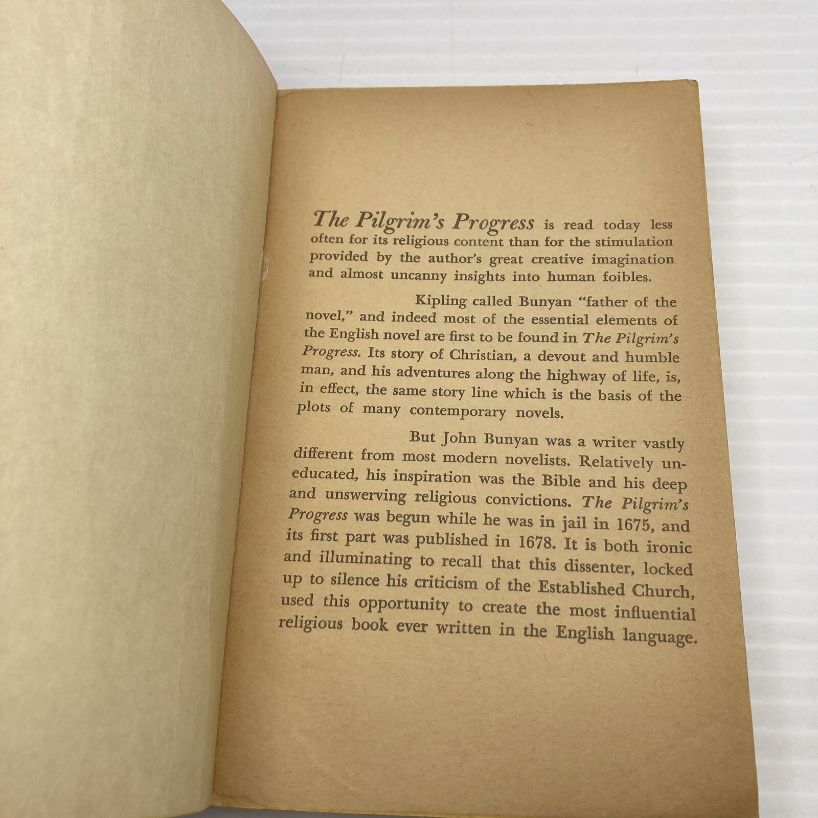 The Pilgrim’s Progress John Bunyan Washington Square Press 1963 5th Print