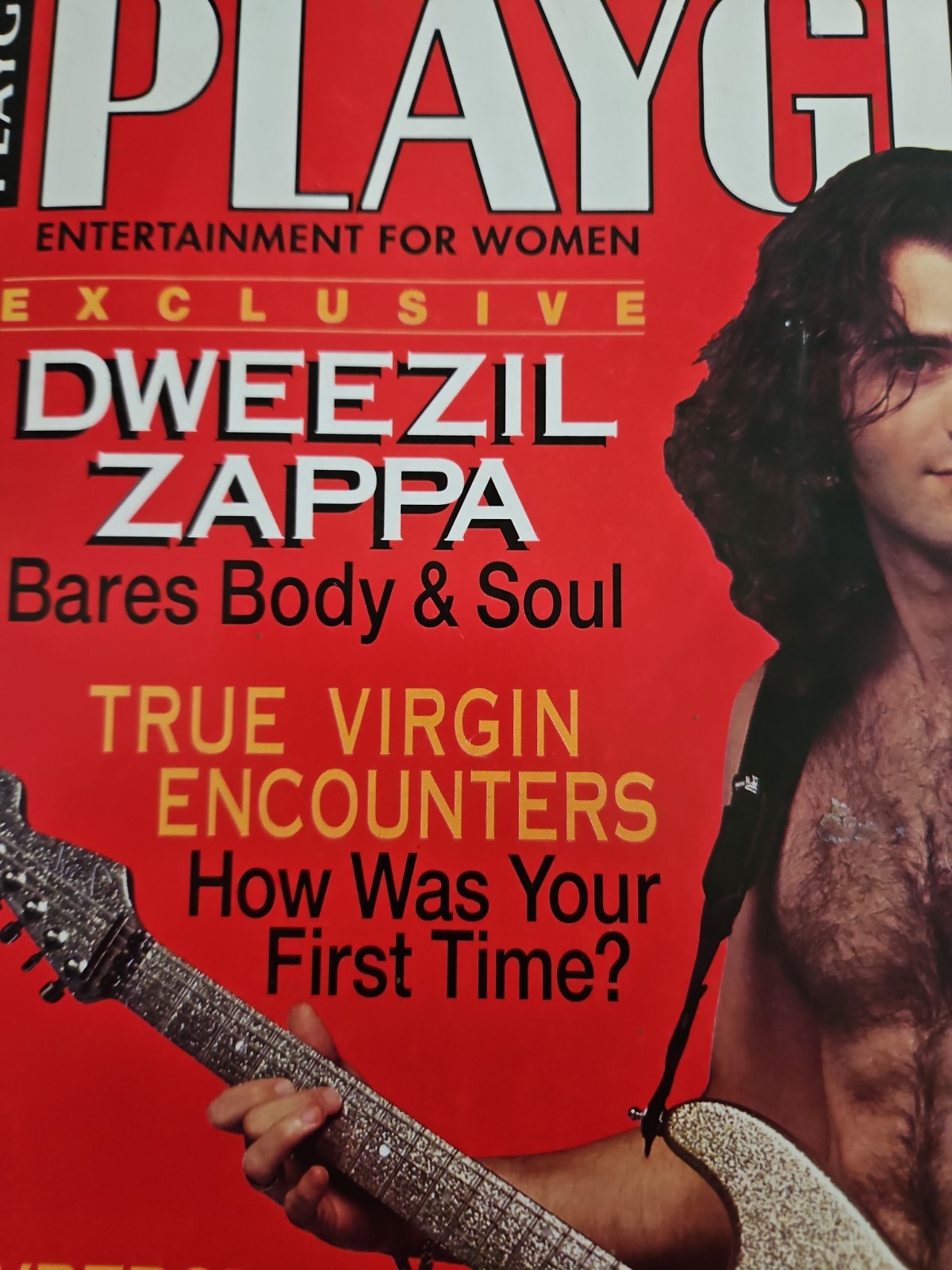 January 1994 Playgirl magazine Featuring Dweeezil Zappa