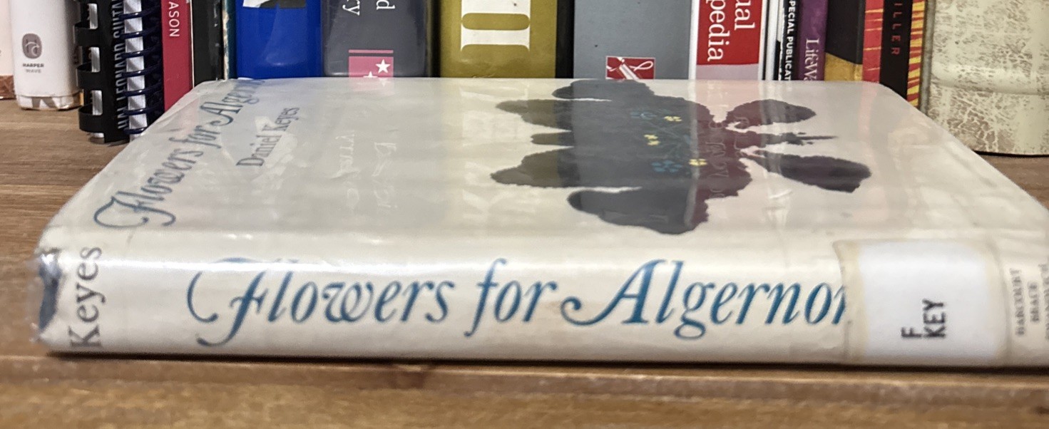 Flowers for Algernon — Daniel Keyes (1966, Hardcover) Ex Library Book