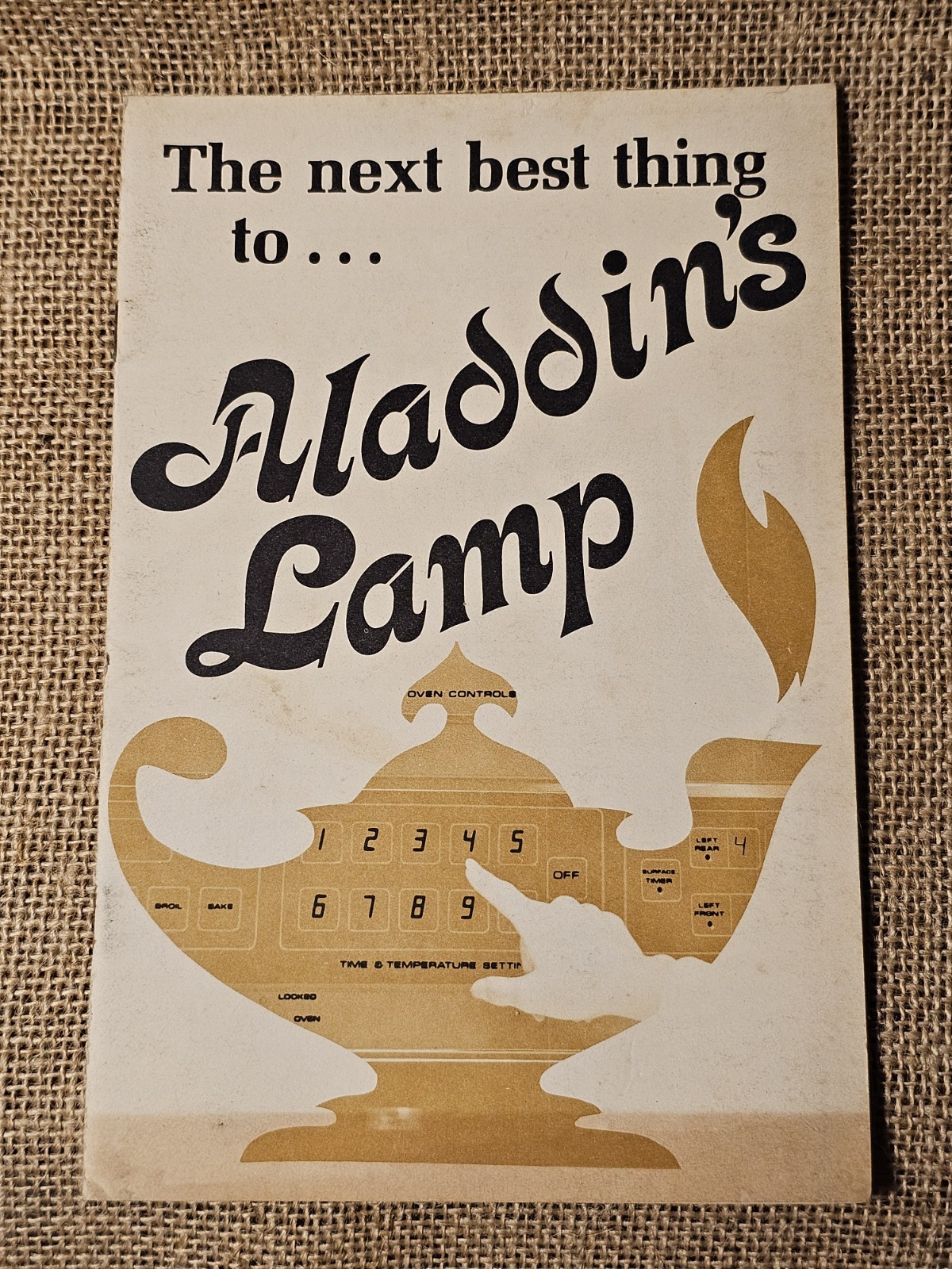 VTG 1970’s GM Aladdin’s Lamp Oven Controls Brochure Pamphlet Advertising Rare
