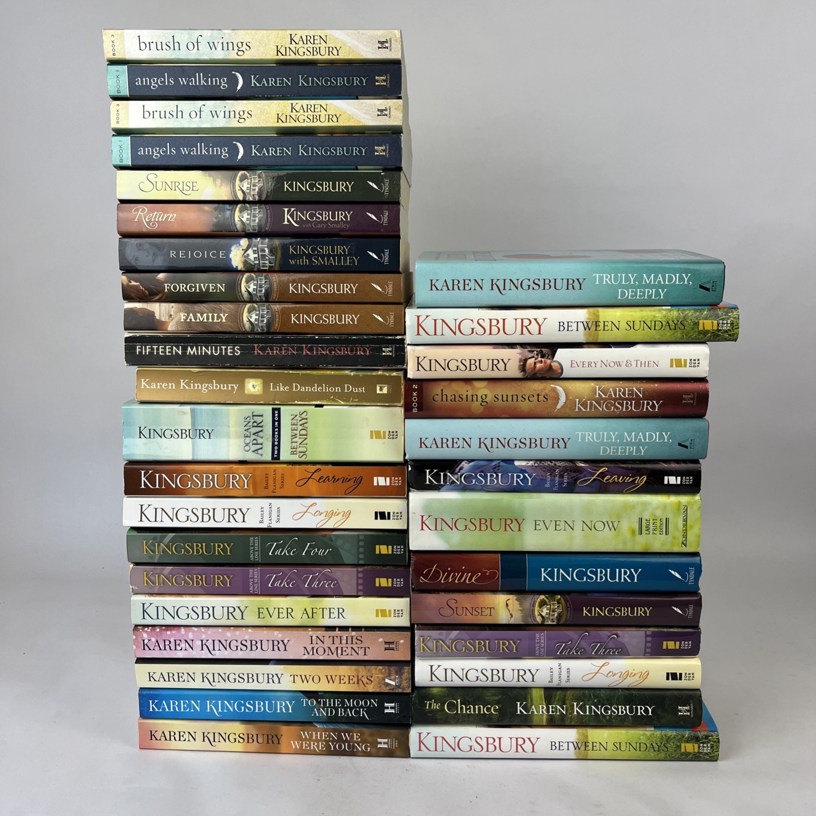 Karen Kingsbury Christian Fiction Book Lot – 31 Titles – Hardcover And Paperback