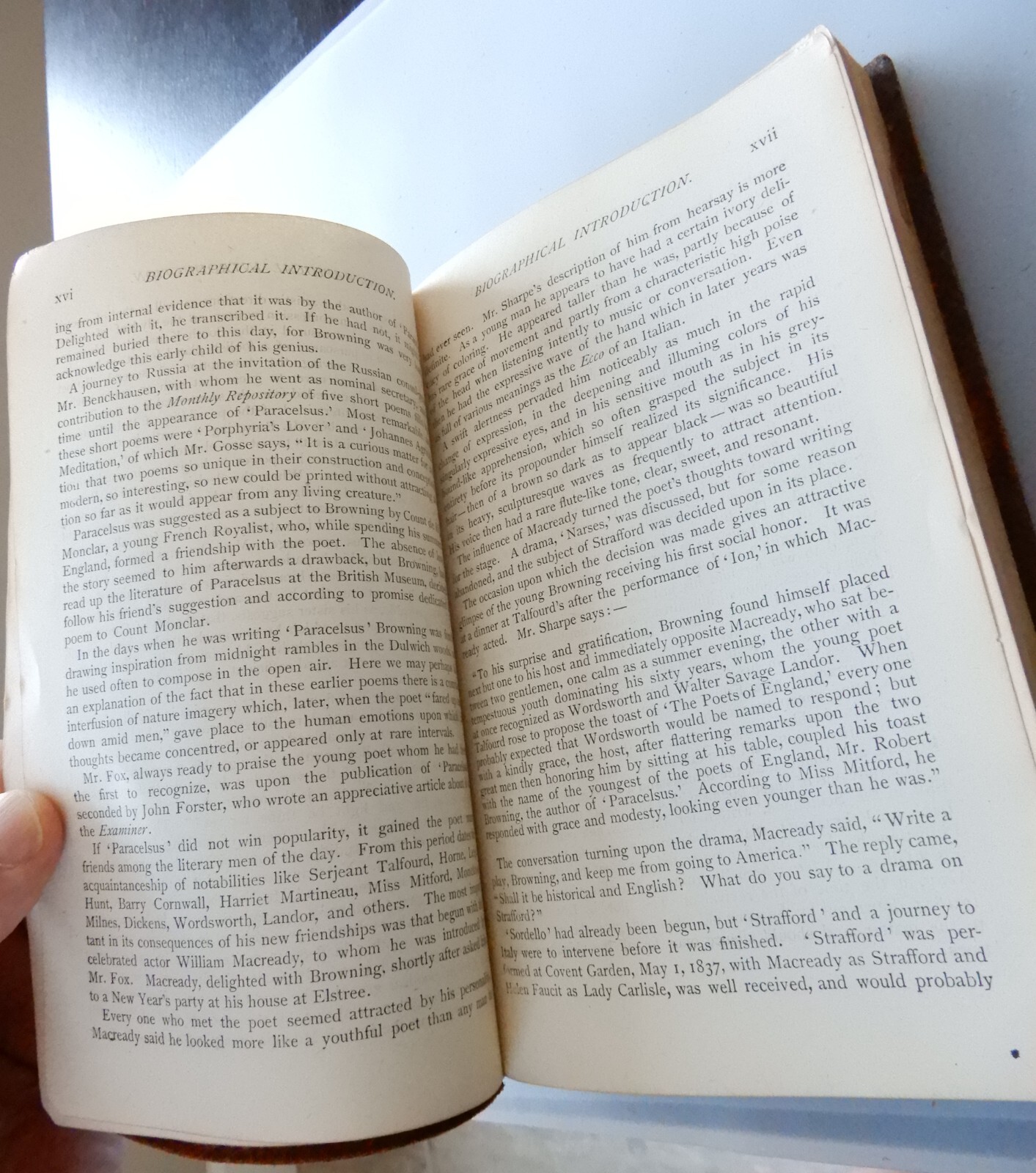 ROBERT BROWNING’S POEMS printed 1896, 512 pages – all pages are intact