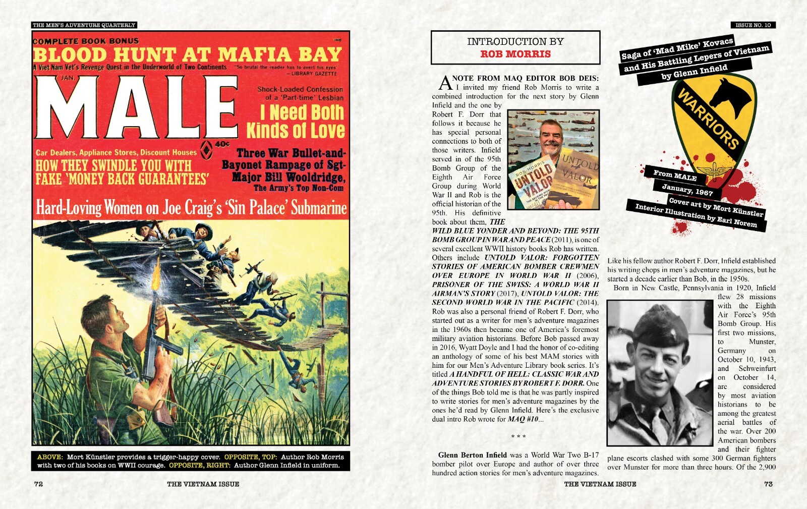 MEN’S ADVENTURE QUARTERLY #10, the Vietnam War Issue, full color edition