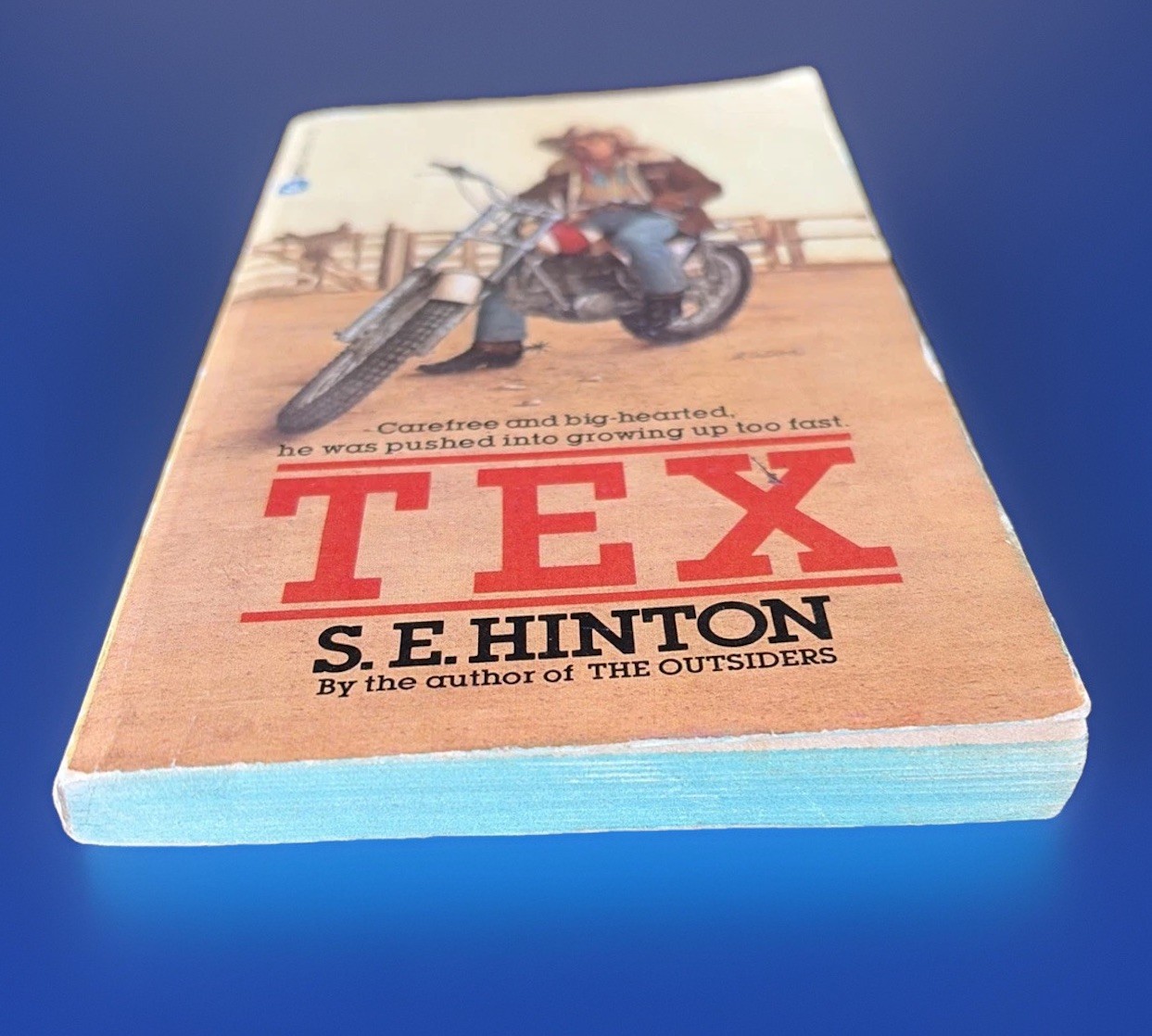 Vintage TEX by S. E. Hinton ~ Alternate Cover Edition ISBN 0-440-97850-5 HTF