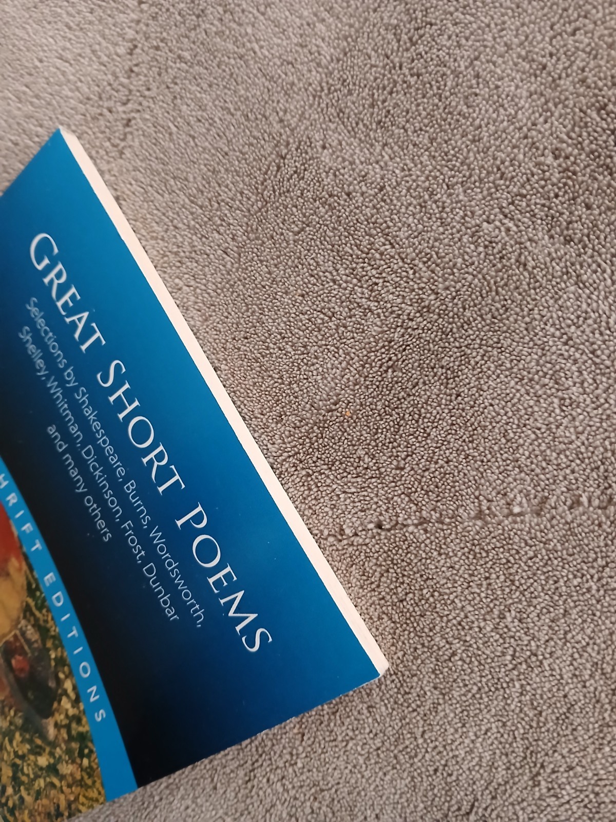 Great Short Poems (Dover Thrift Editions) Paul Negri Like New 2000 Softcover