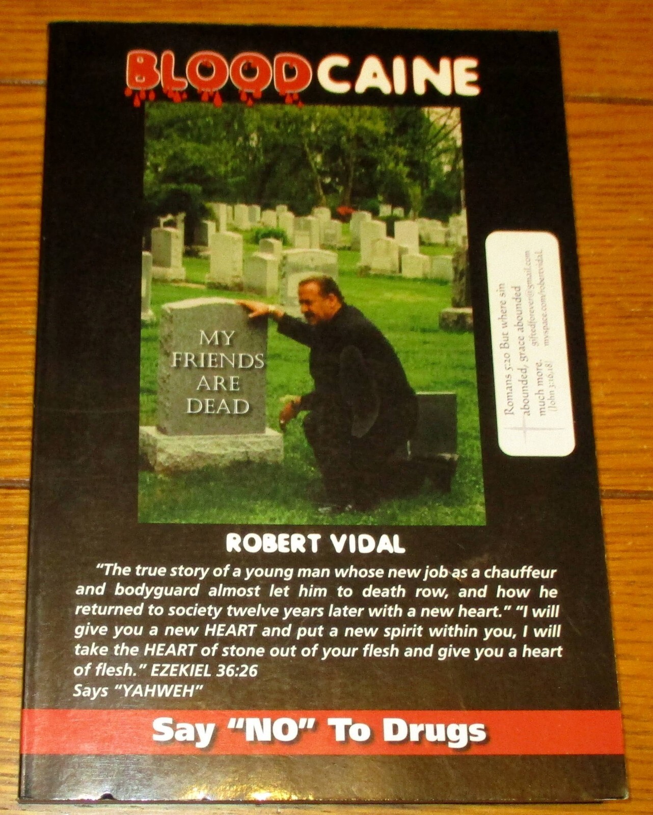 2004 Blood Caine by Robert Vidal SIGNED Softcover Book 224 Pages