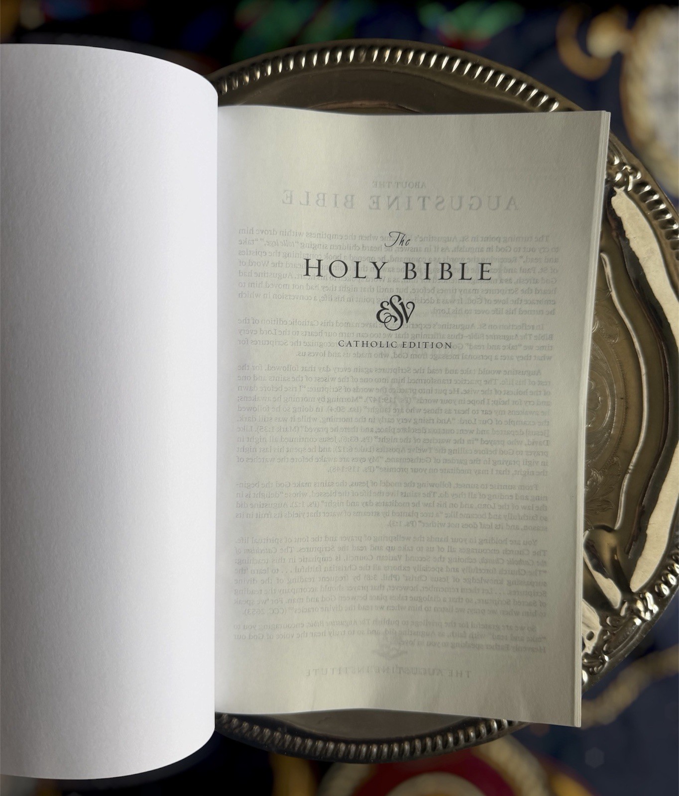 The Augustine Bible ESV-CE 2019 Italy Print ESV Catholic Edition Slipcase NEW