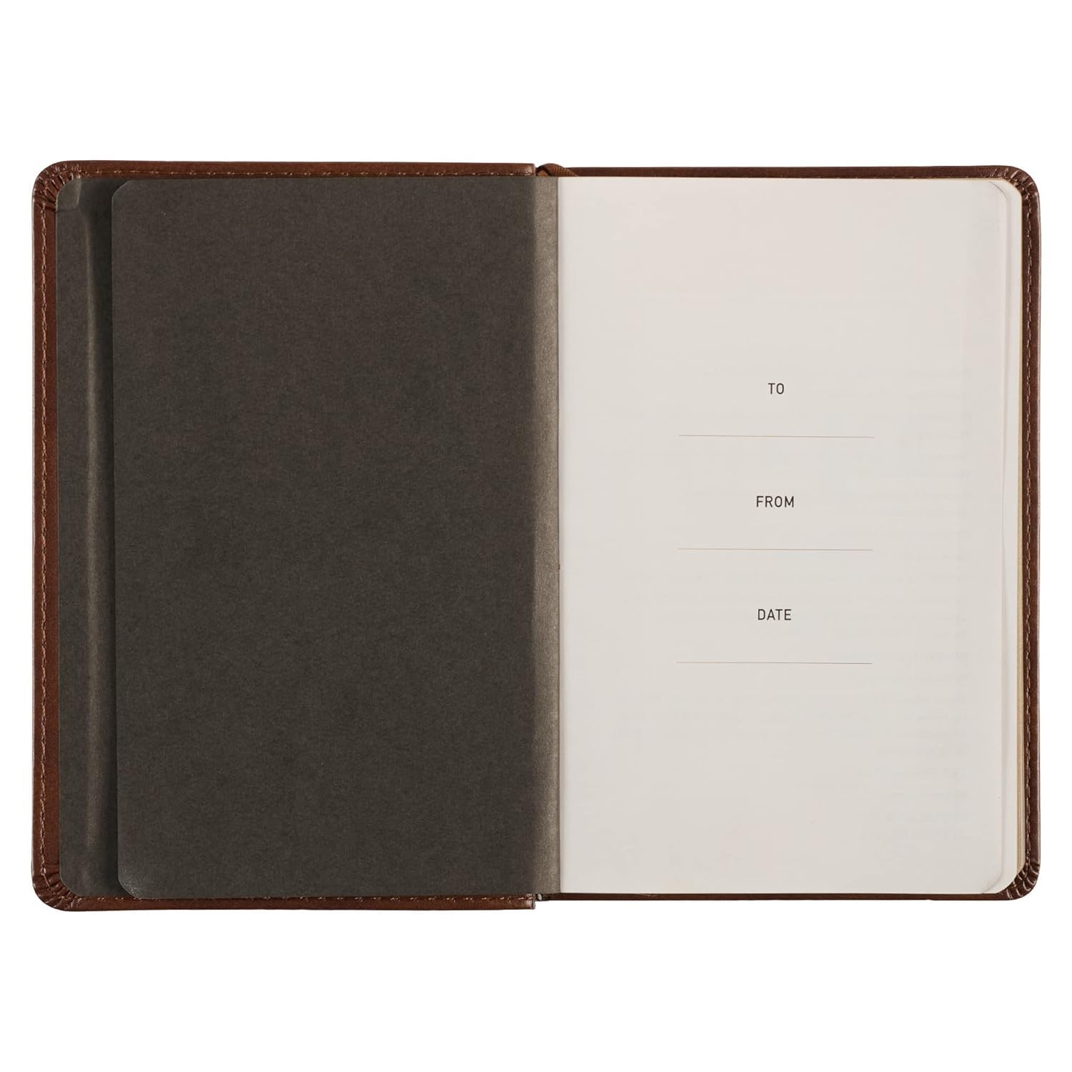 One Minute with God for Men 365 Devotions Brown Faux Leather