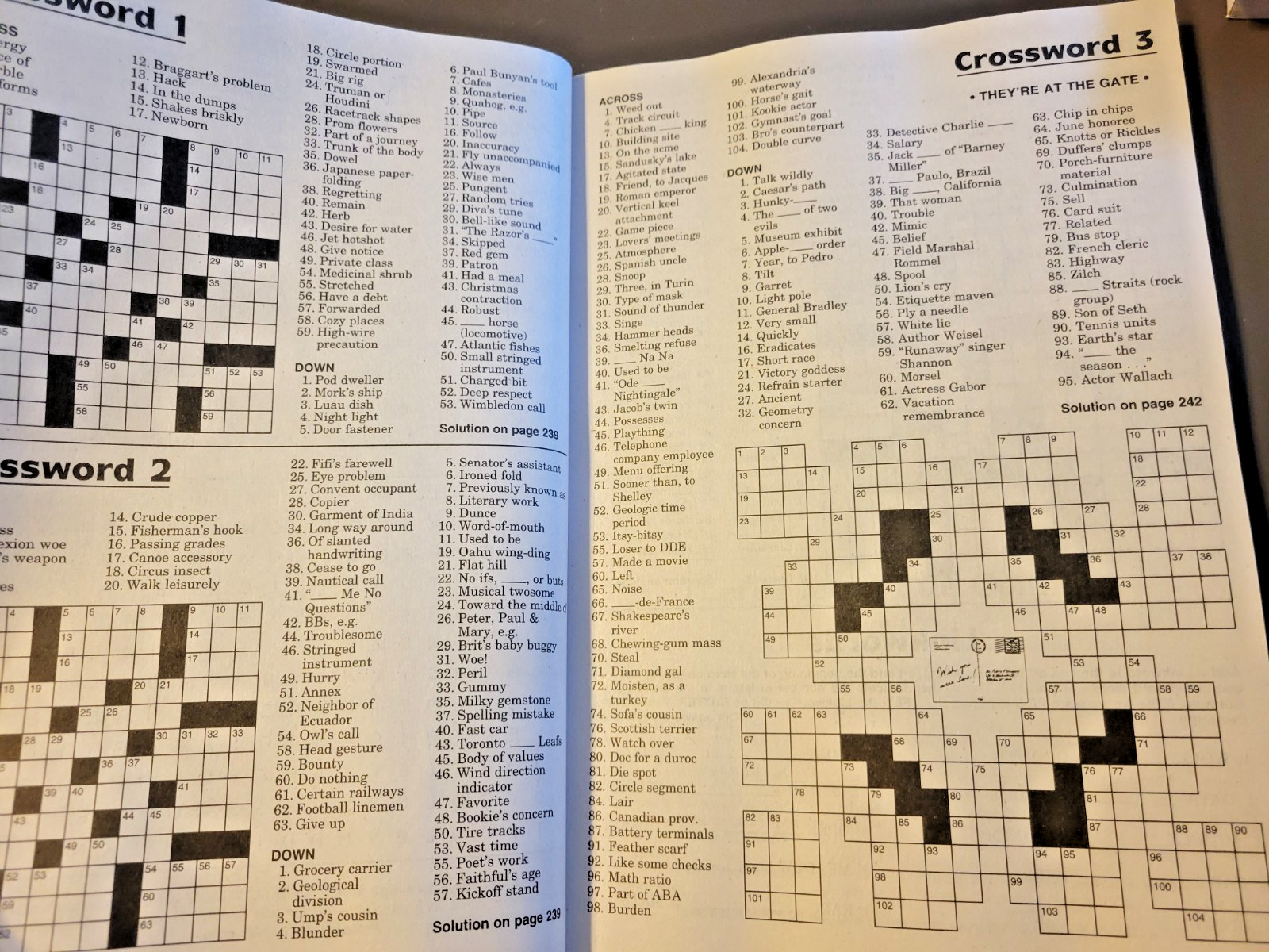 Classic Variety Puzzles Plus Crosswords – 256 Page Jumbo Special – by PENNYPRESS