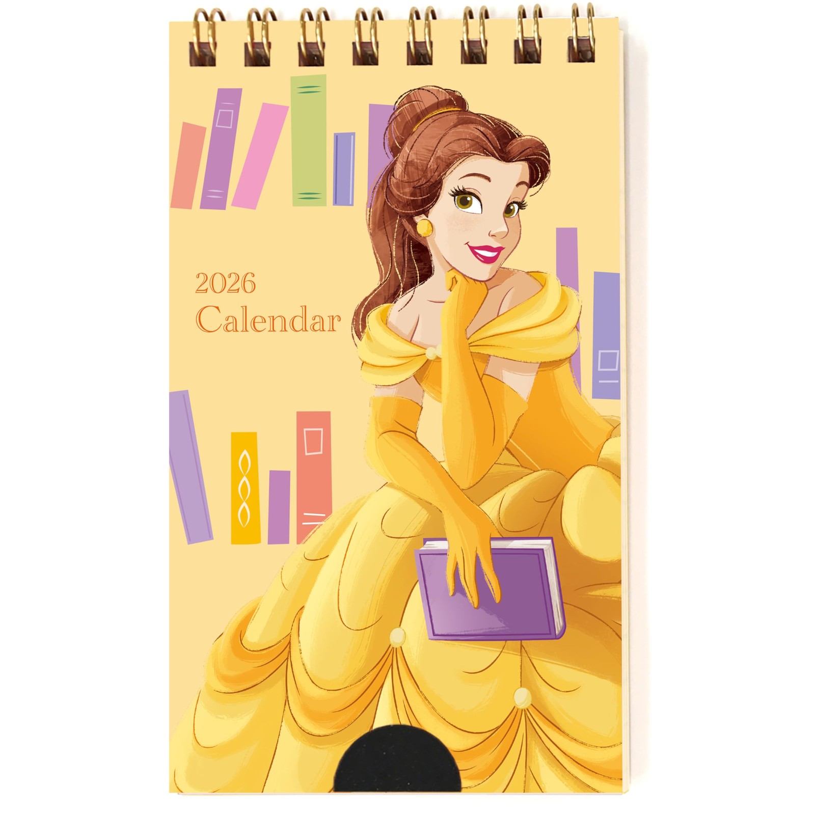 Todan 2026 Disney Princess Pocket Calendar (Belle) 12.3 X 7Cm Td-30085-E_