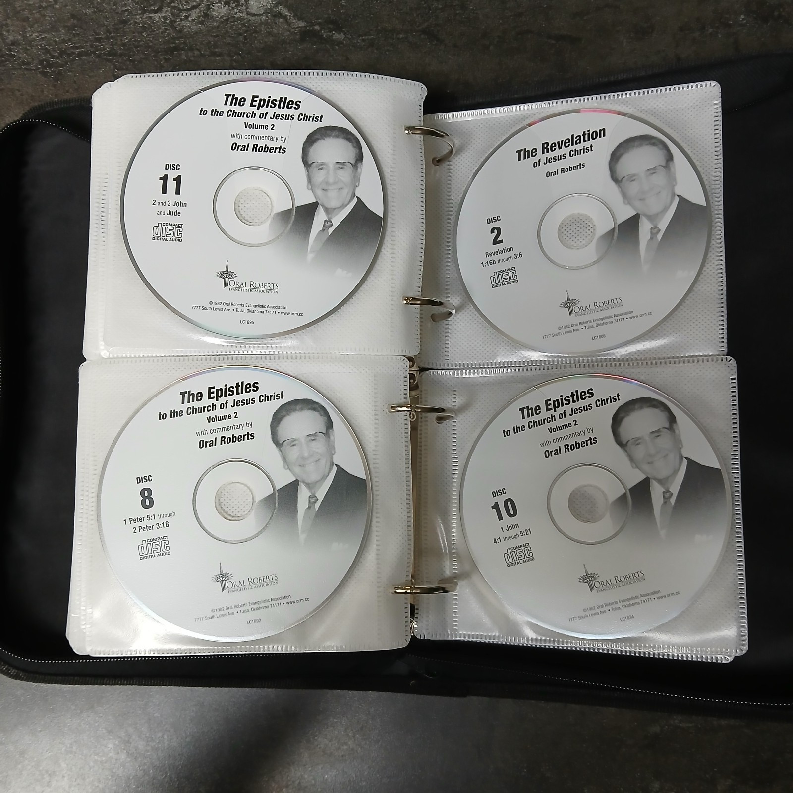Oral Roberts 73‑Disc New Testament Audio Commentary Set Missing Final Disc RARE