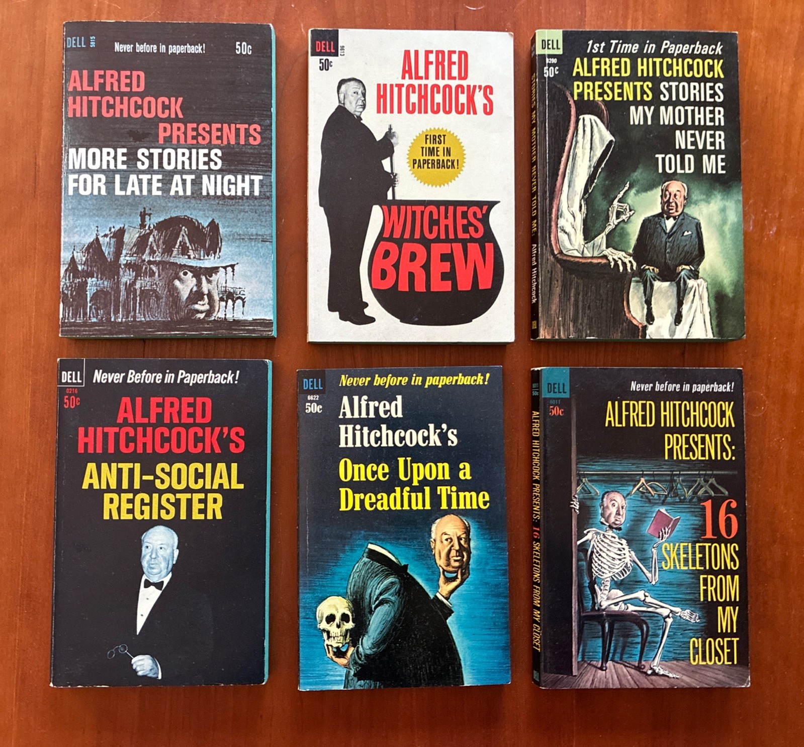 Lot Of 10 Alfred Hitchcock Paperback Books (1961 – 1965)