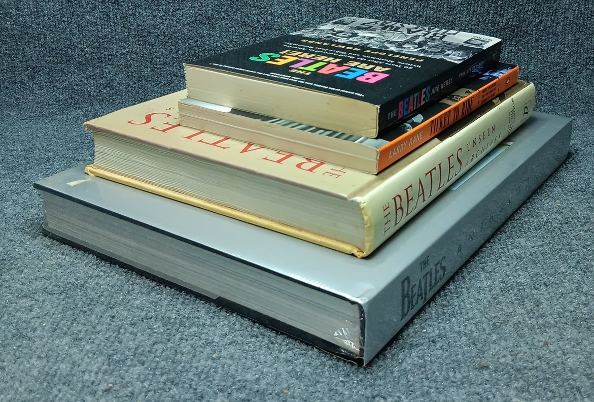 Beatles Book Lot of 4 Anthology Unseen Archives Ticket to Ride Are Here