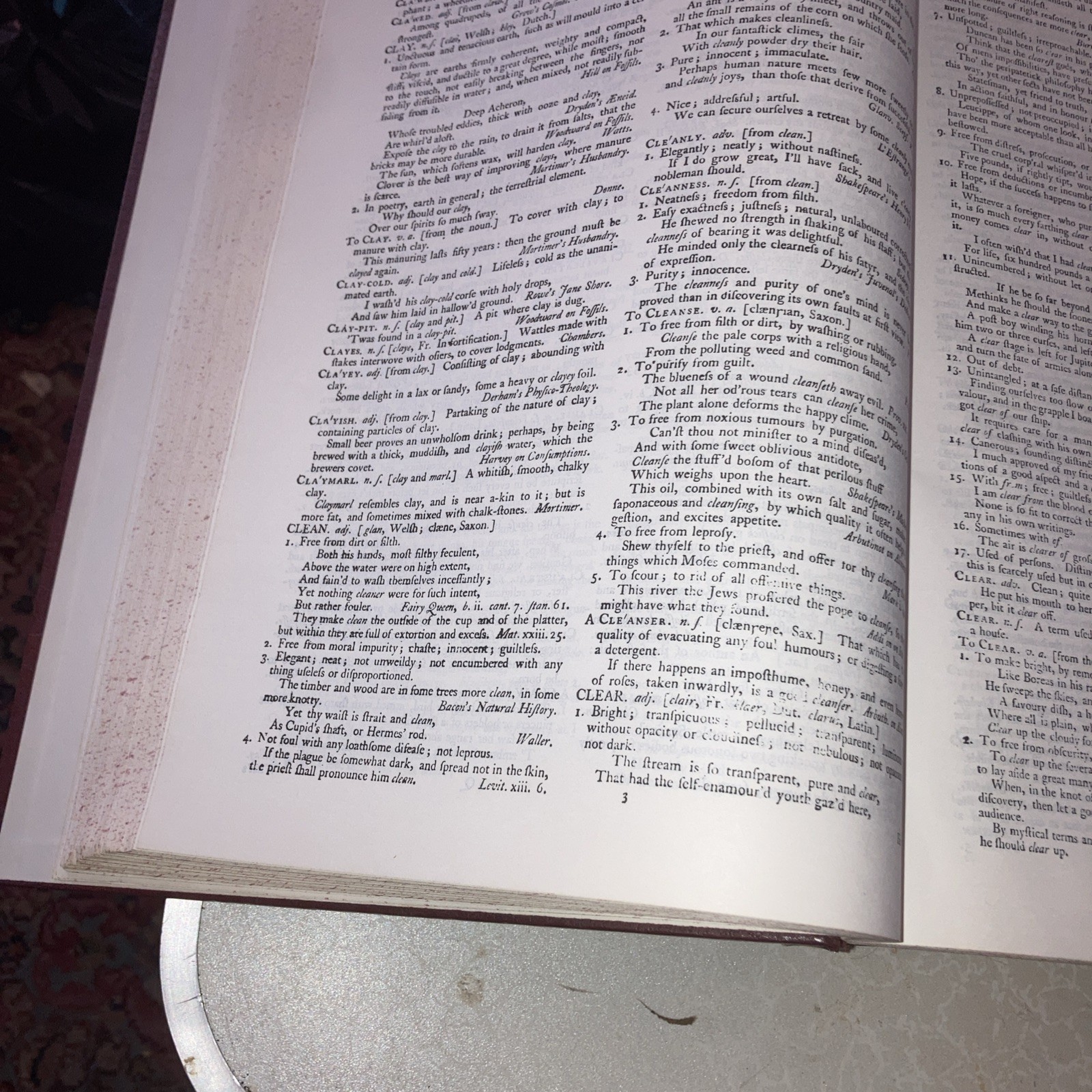 A Dictionary Of The English Language By Johnson 1979 Times Edition