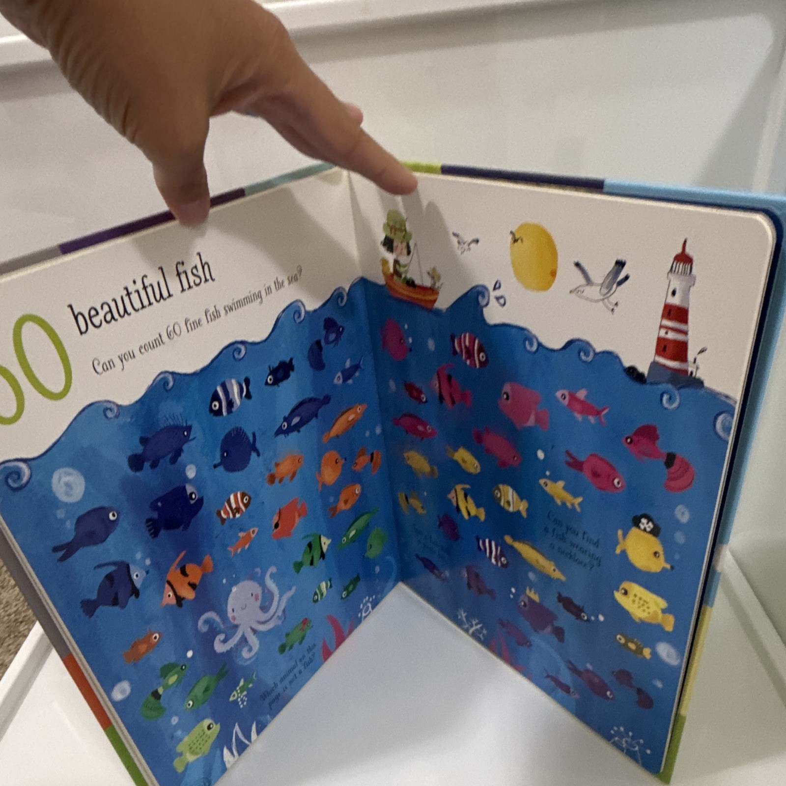 Usborne Count to 100 Board Book English Counting & Numbers Picture Book Ages 2-8