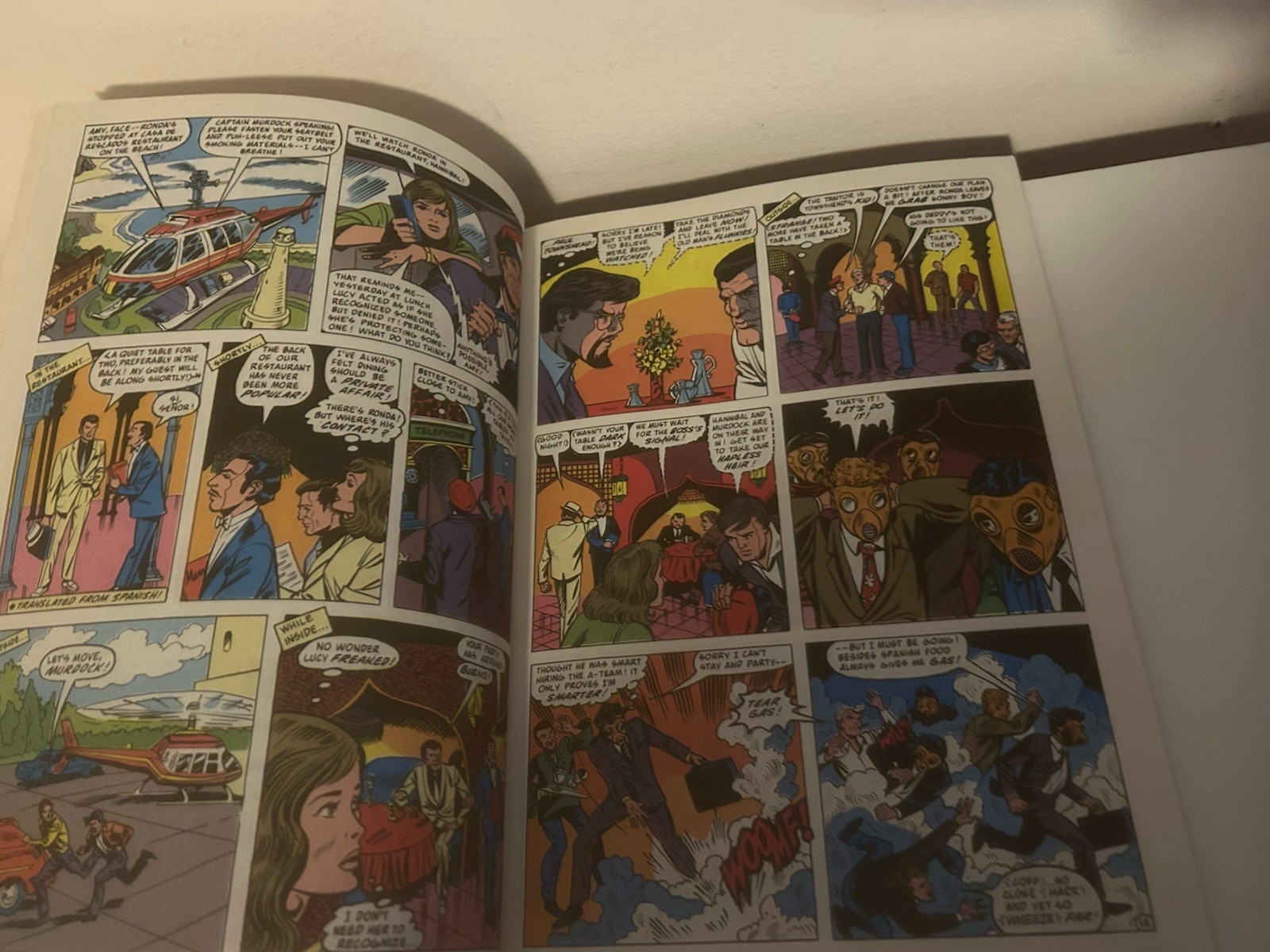 Vtg 1983 Marvel Books The A-Team Story Book Comics Mr. T Ateam A Team Storybook