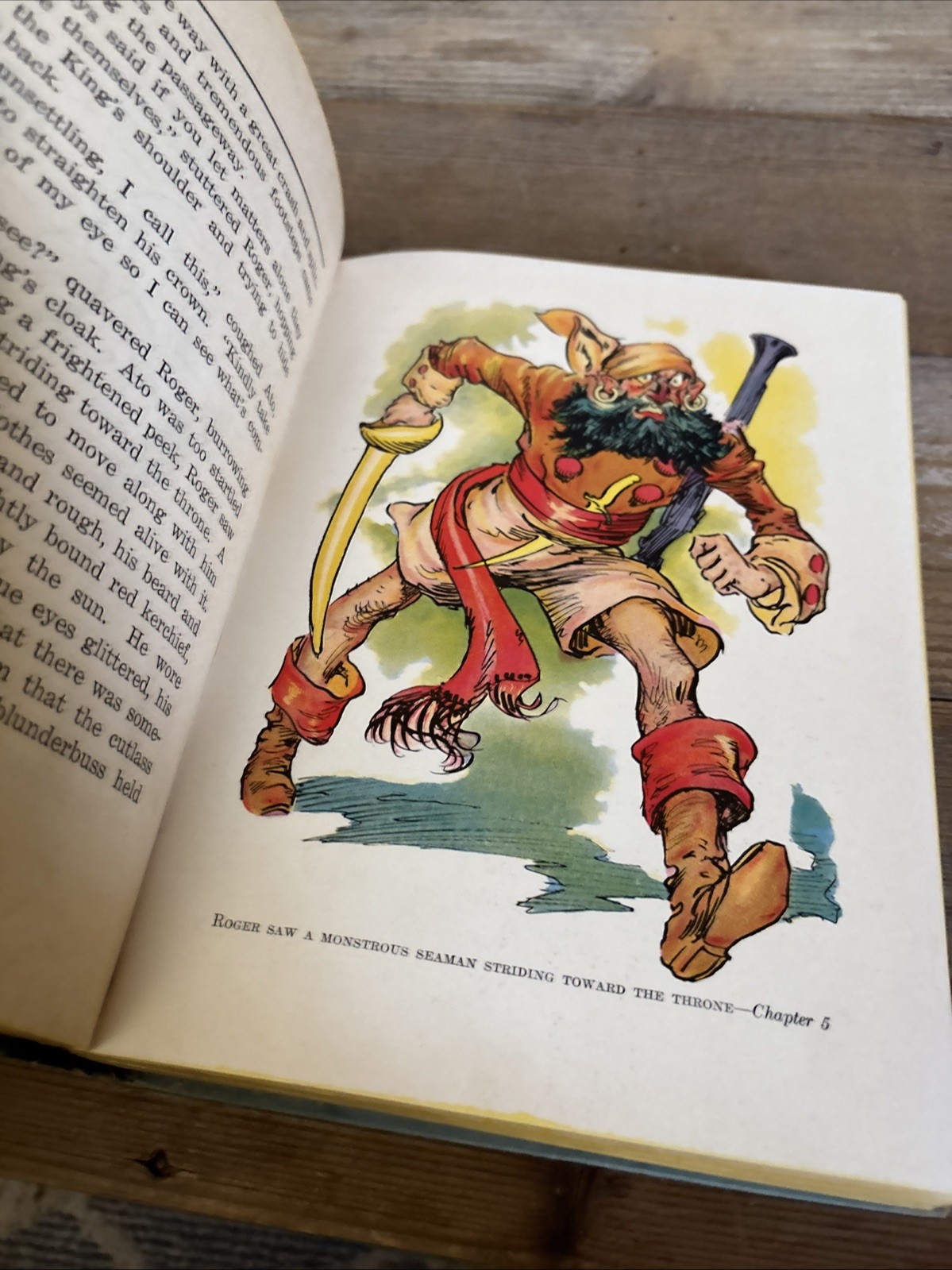 1931 Vintage PIRATES IN OZ HC Ruth Plumly Thompson 1931 11 Of 12 Color Plates