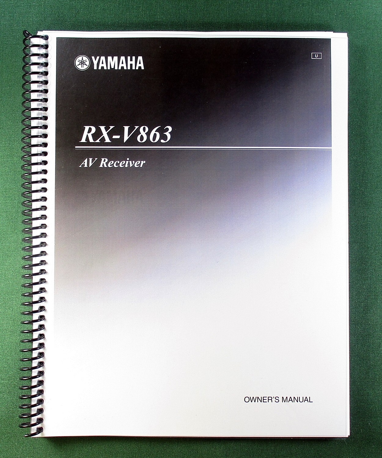 Yamaha RX-V863 Instruction Manual: 152 Pages & Protective Covers!