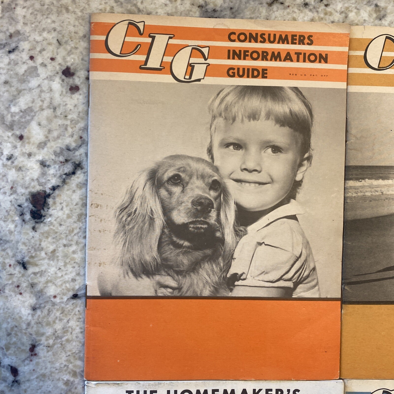 Vintage C.I.G. Consumers Information Guide 1960s DOGS FISHING JOLLY ROGER