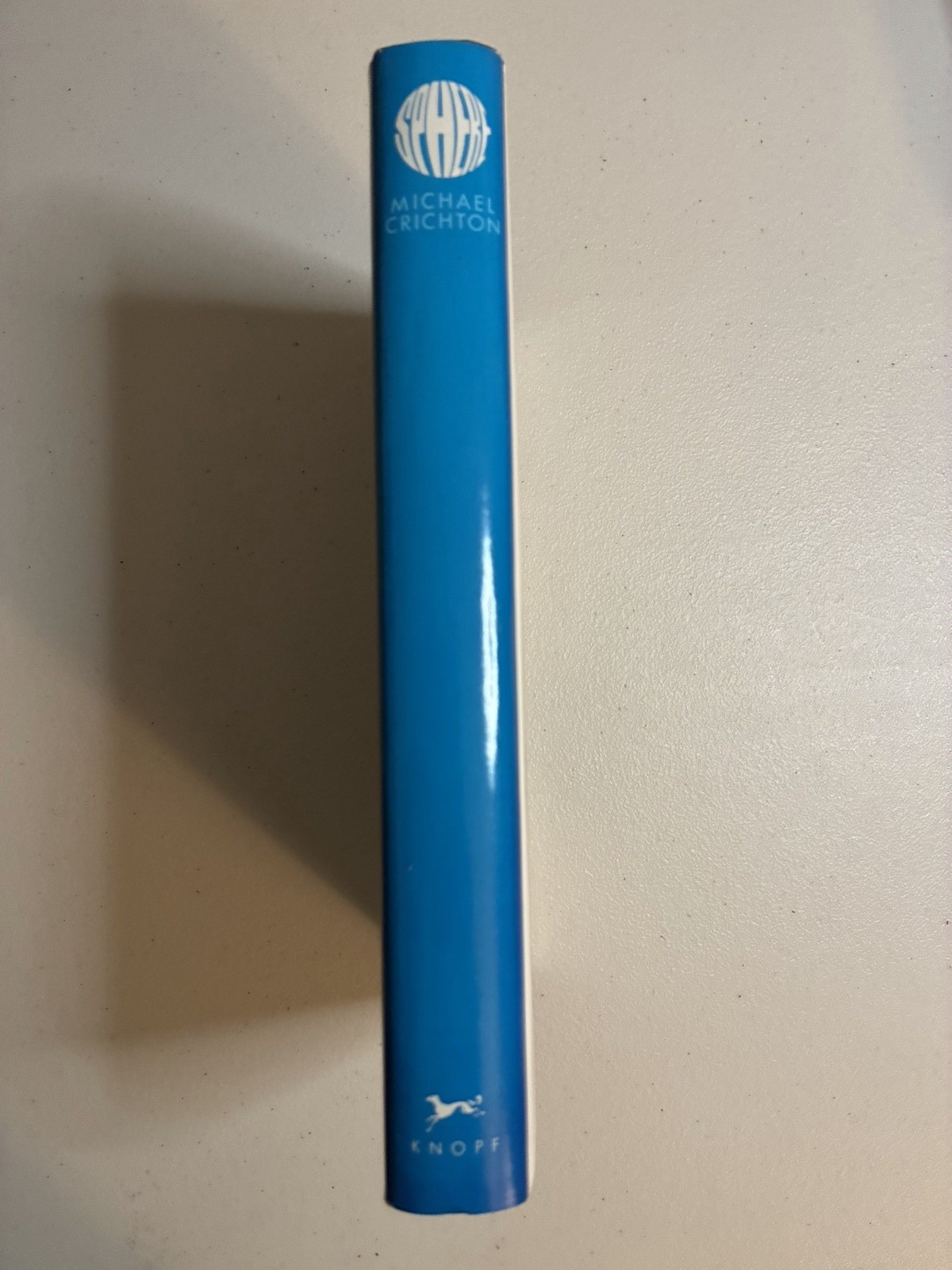 Michael Crichton Sphere Hardcover 1987 Book Club Edition Alfred A. Knopf Inc EXC