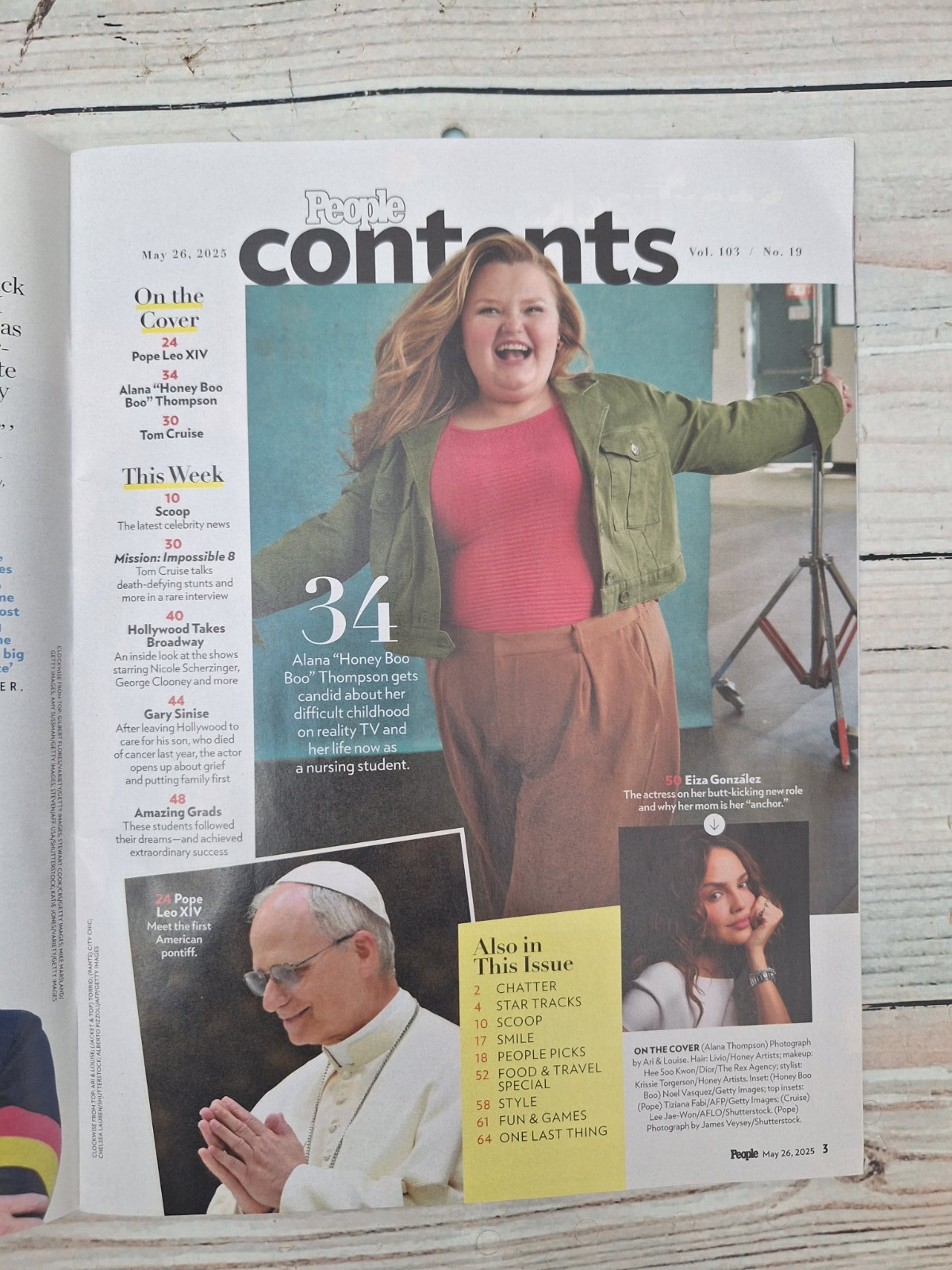 People Magazine May 26, 2025 Leo XIV the First American Pope – Tom Cruise