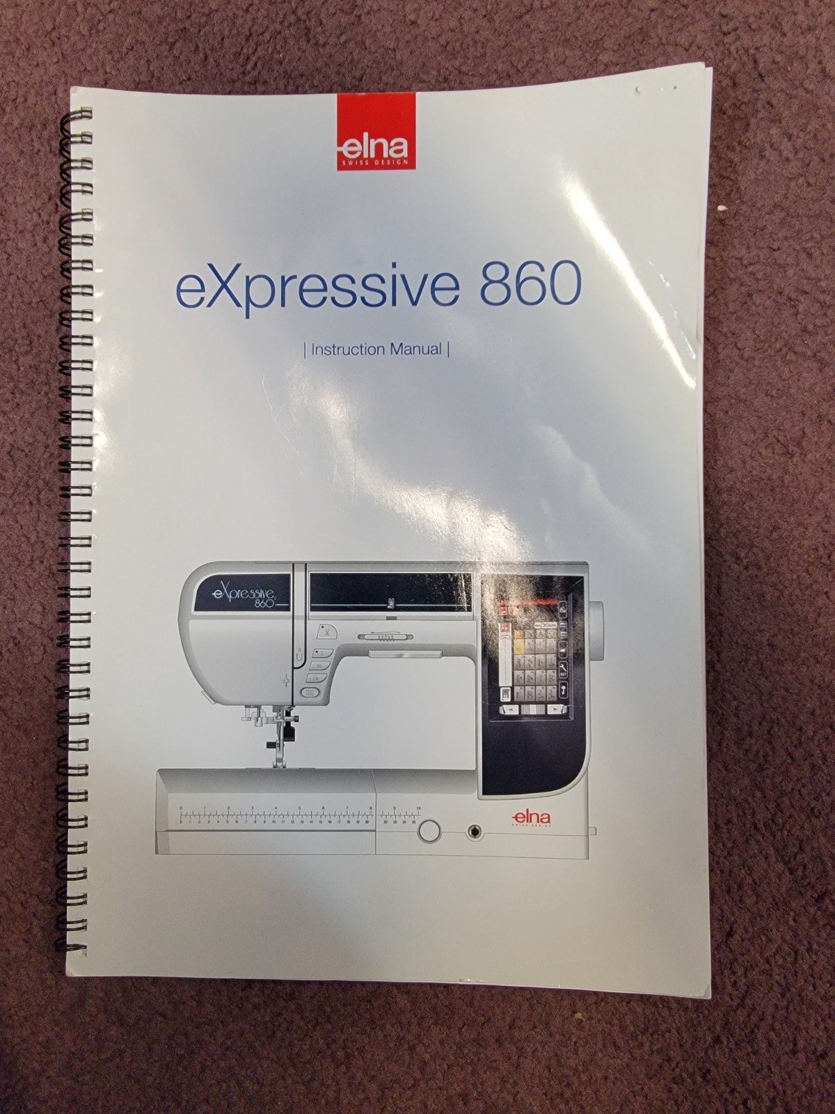 Elna Expressive 860 Instruction Manual: 138 Pages – Used
