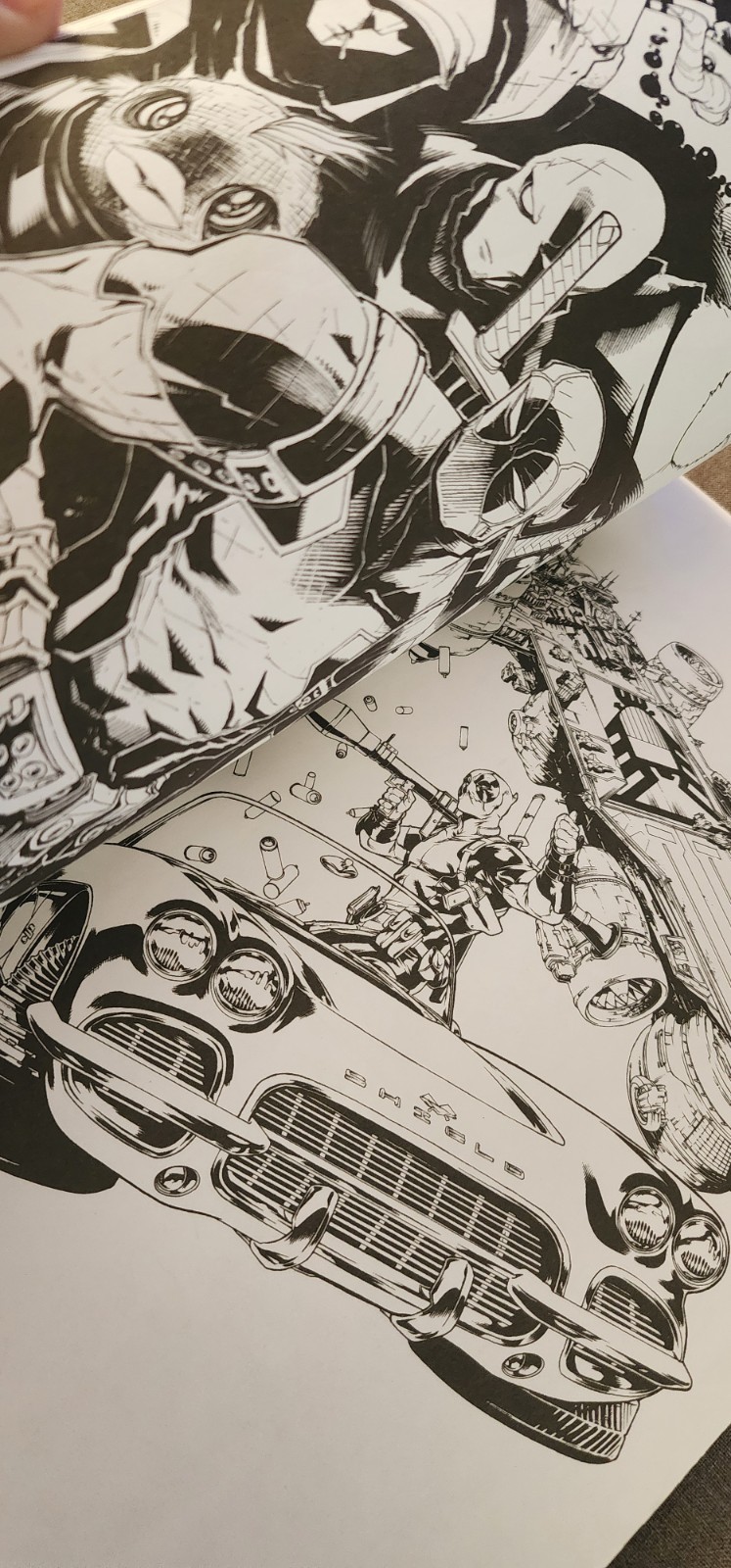Marvel Deadpool Official Coloring Book New 2024 Super Heroes Weapons Fighting