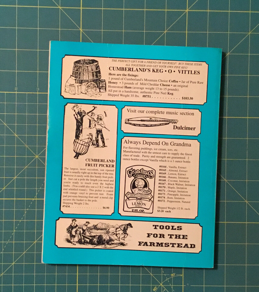 1998 CUMBERLAND GENERAL STORE CATALOG, 288 Pages, Real Nice Condition, Rare!
