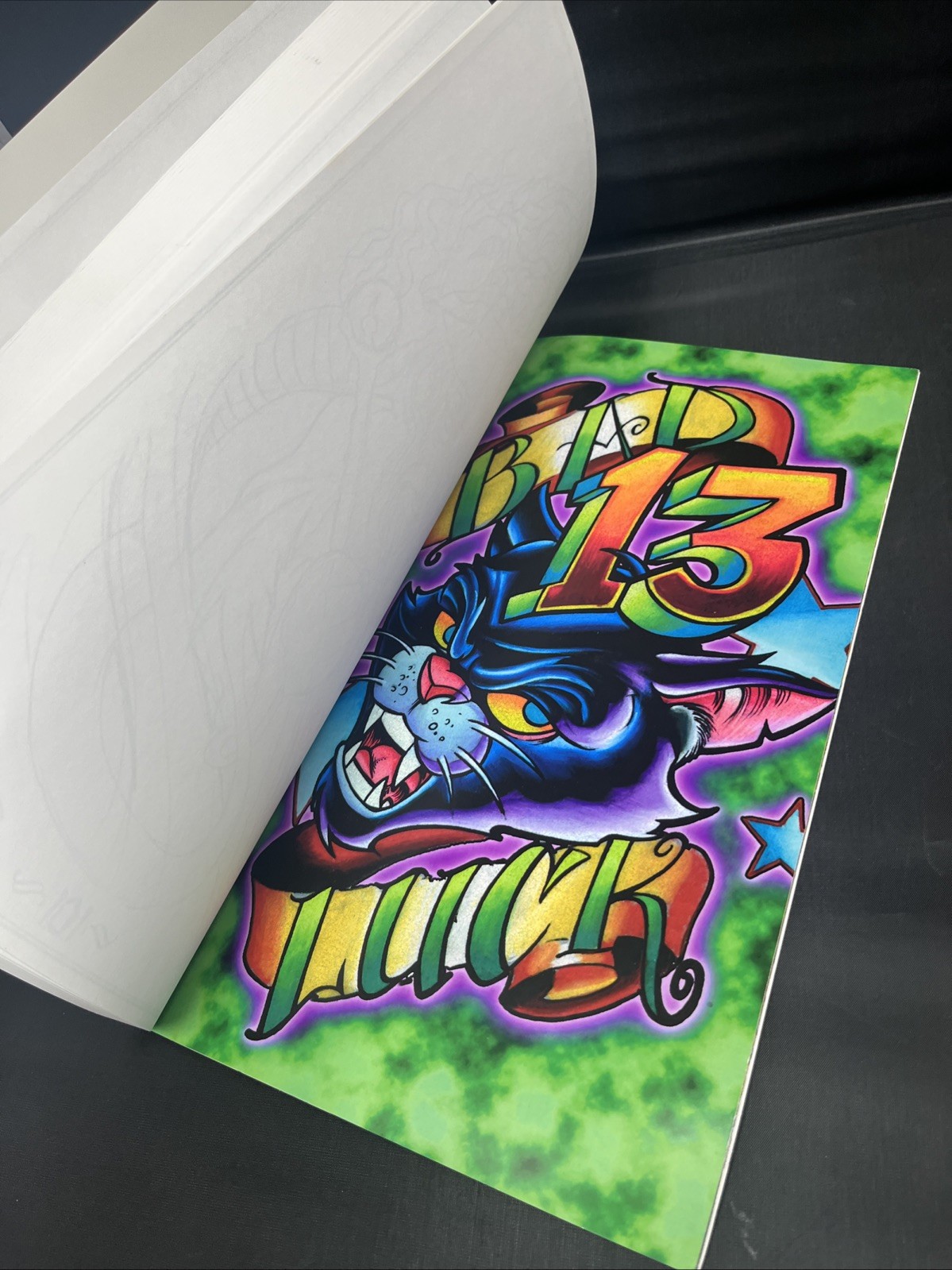 Tony Ciavarro 101 Half Sleeves Tattoo Art Book 2nd Printing 2005 14″x8.5″x3/4″