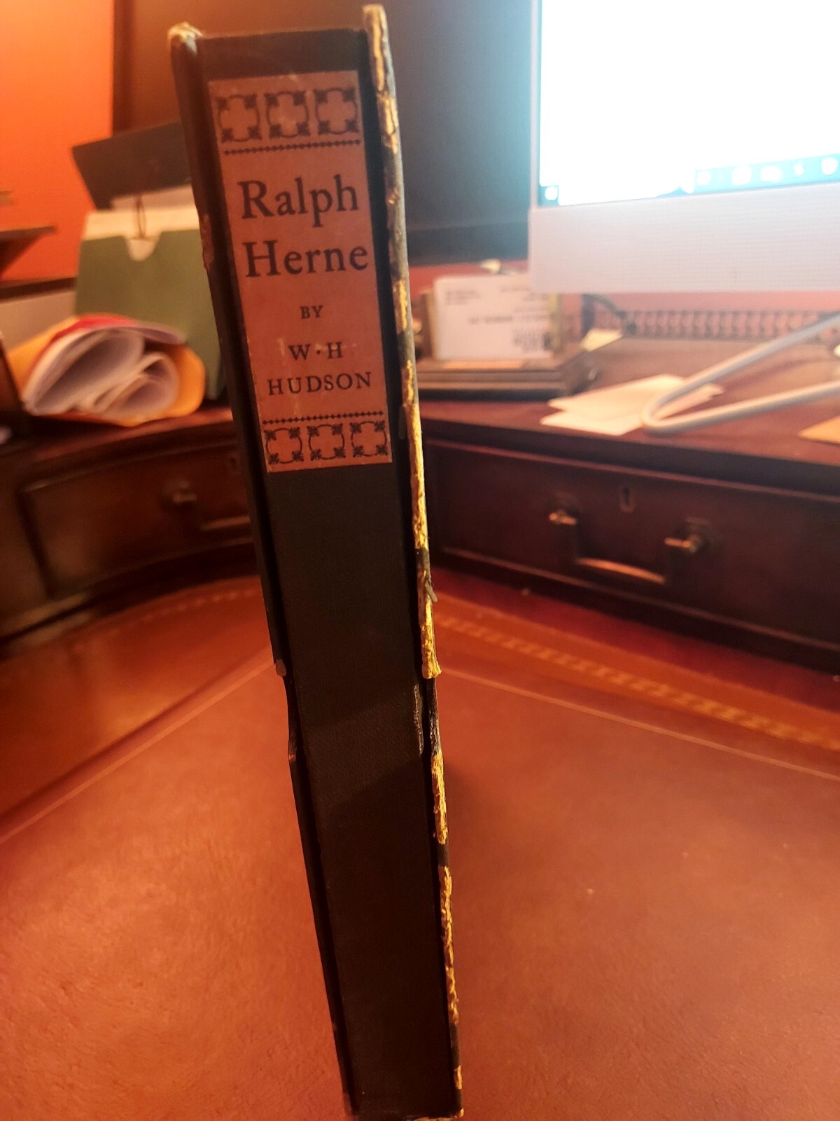 Ralph Herne by W. H. Hudson, HC 1923, Alfred A. Knopf, Ltd. Edition #457 of 950