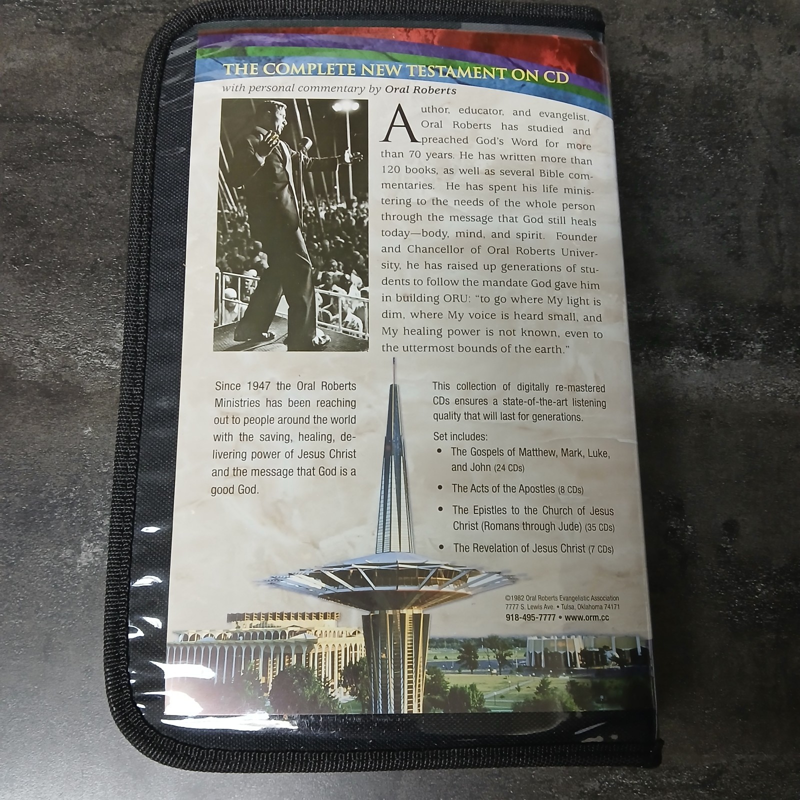 Oral Roberts 73‑Disc New Testament Audio Commentary Set Missing Final Disc RARE