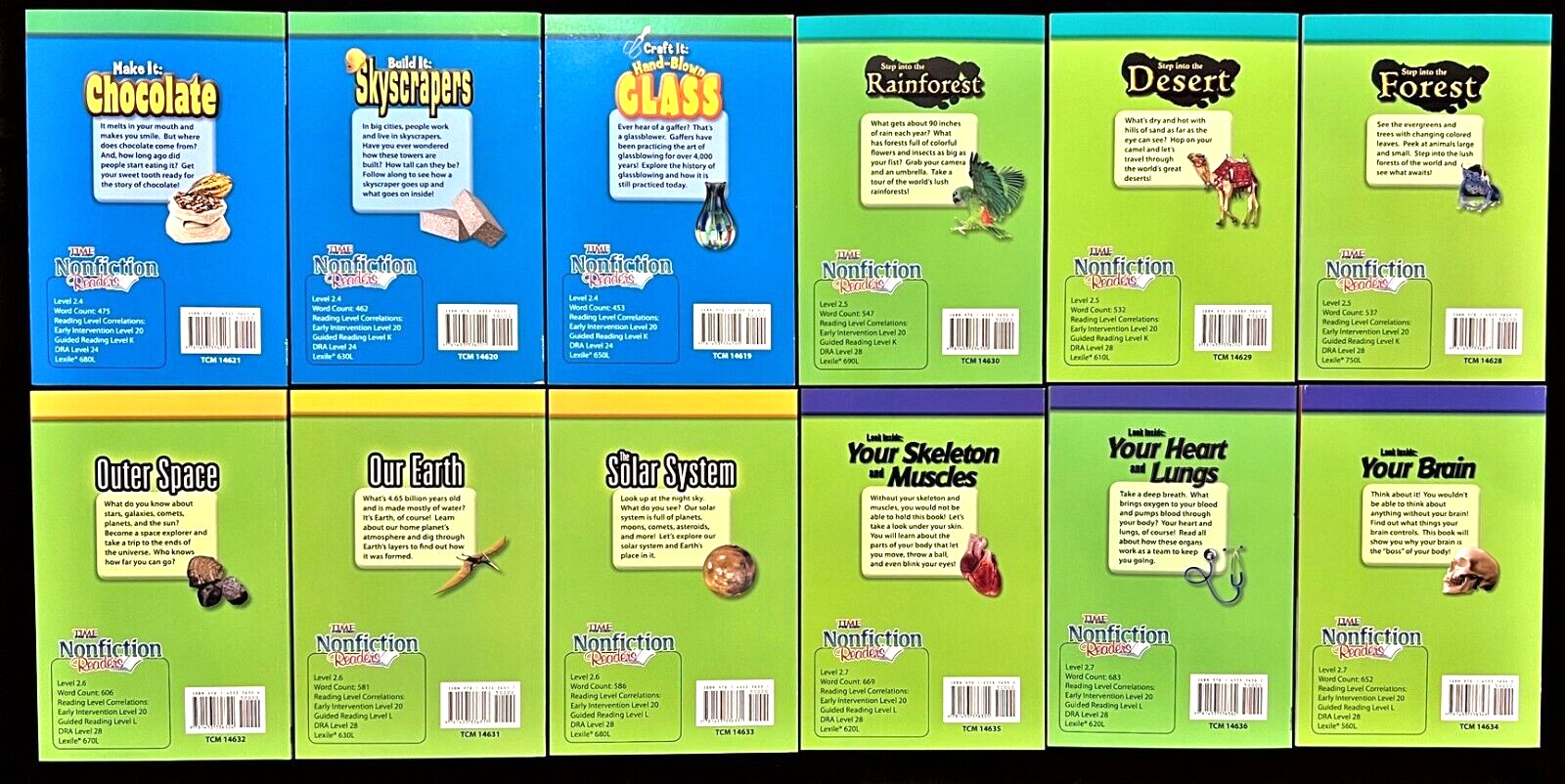 2nd Grade – TIME FOR KIDS (SOCIAL STUDIES & SCIENCE) 30 Nonfiction Reader Books