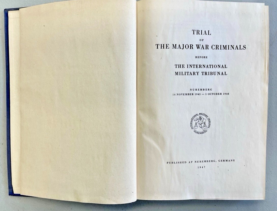 Complete Set Nuremberg Trial War Criminals The International Military Tribunal