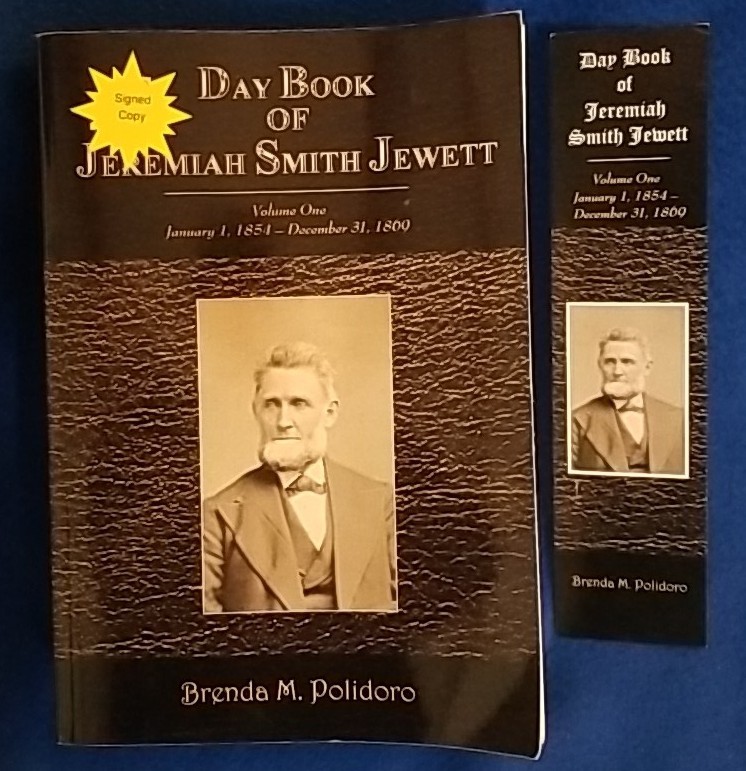 NEW SIGNED: Day Book of Jeremiah Smith Jewett : Volume One January 1, 1854 -…