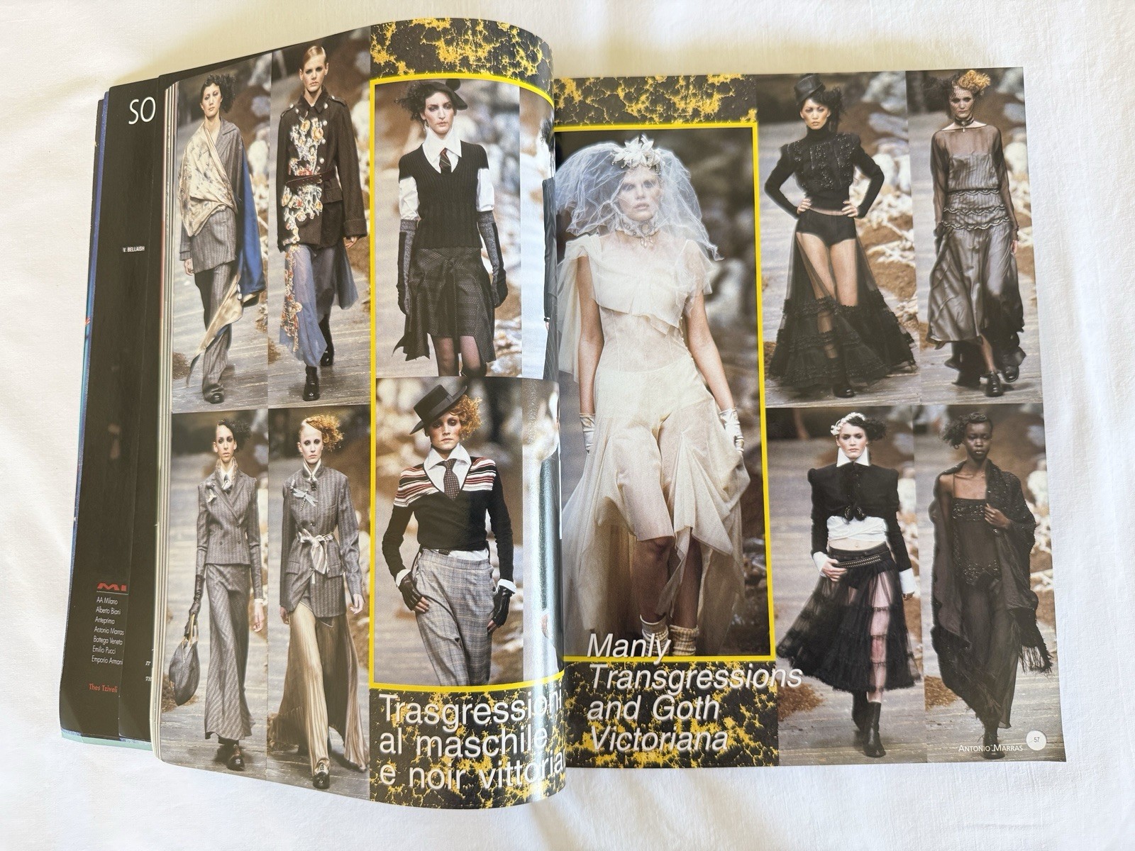 Book Moda magazine Milan Fashion Magazine Italian Special Ed 2001 2002 495 Pgs