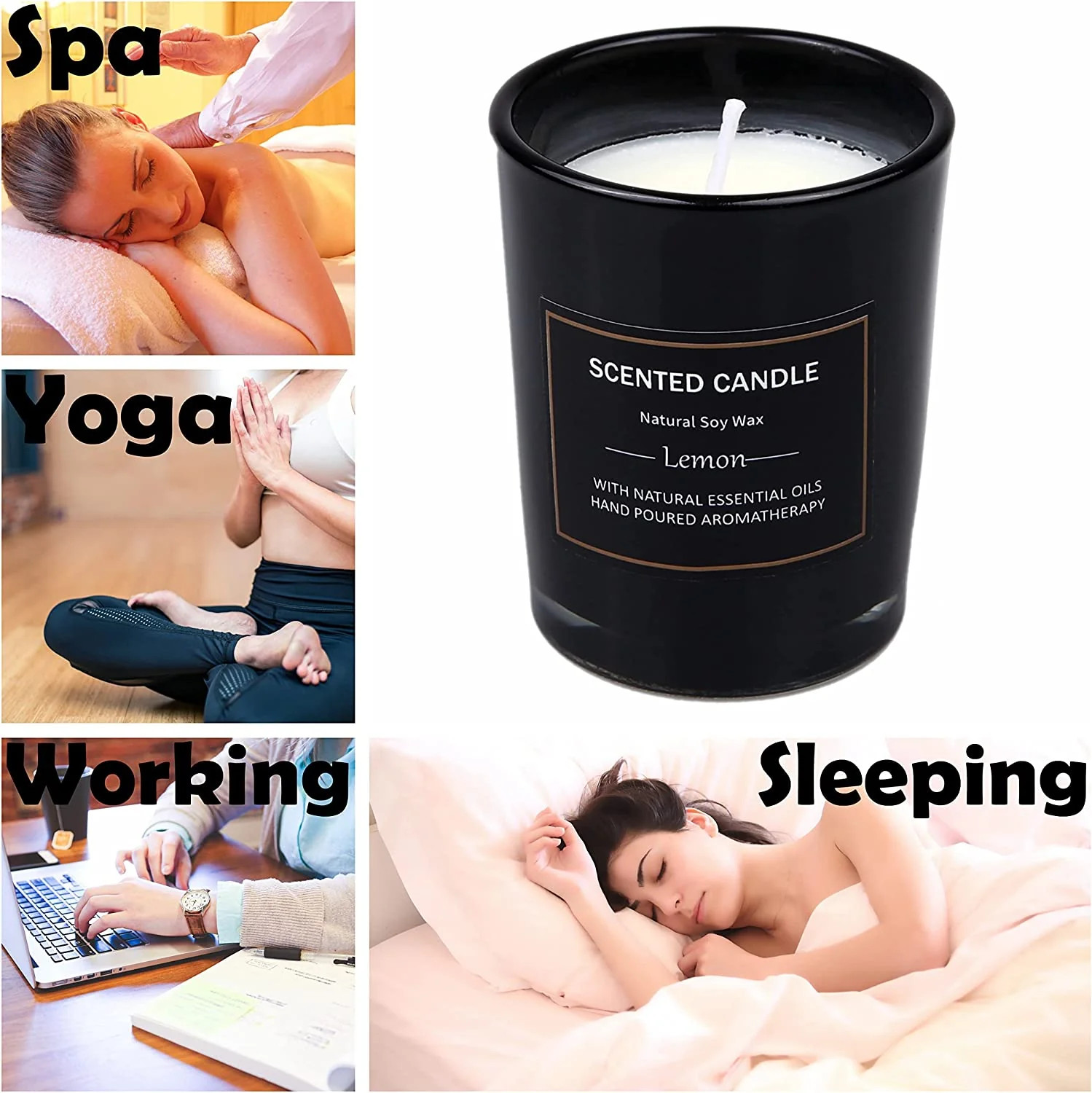 12 Pack Scented Candles Gift Set 2.5oz Aromatherapy Candle Soy