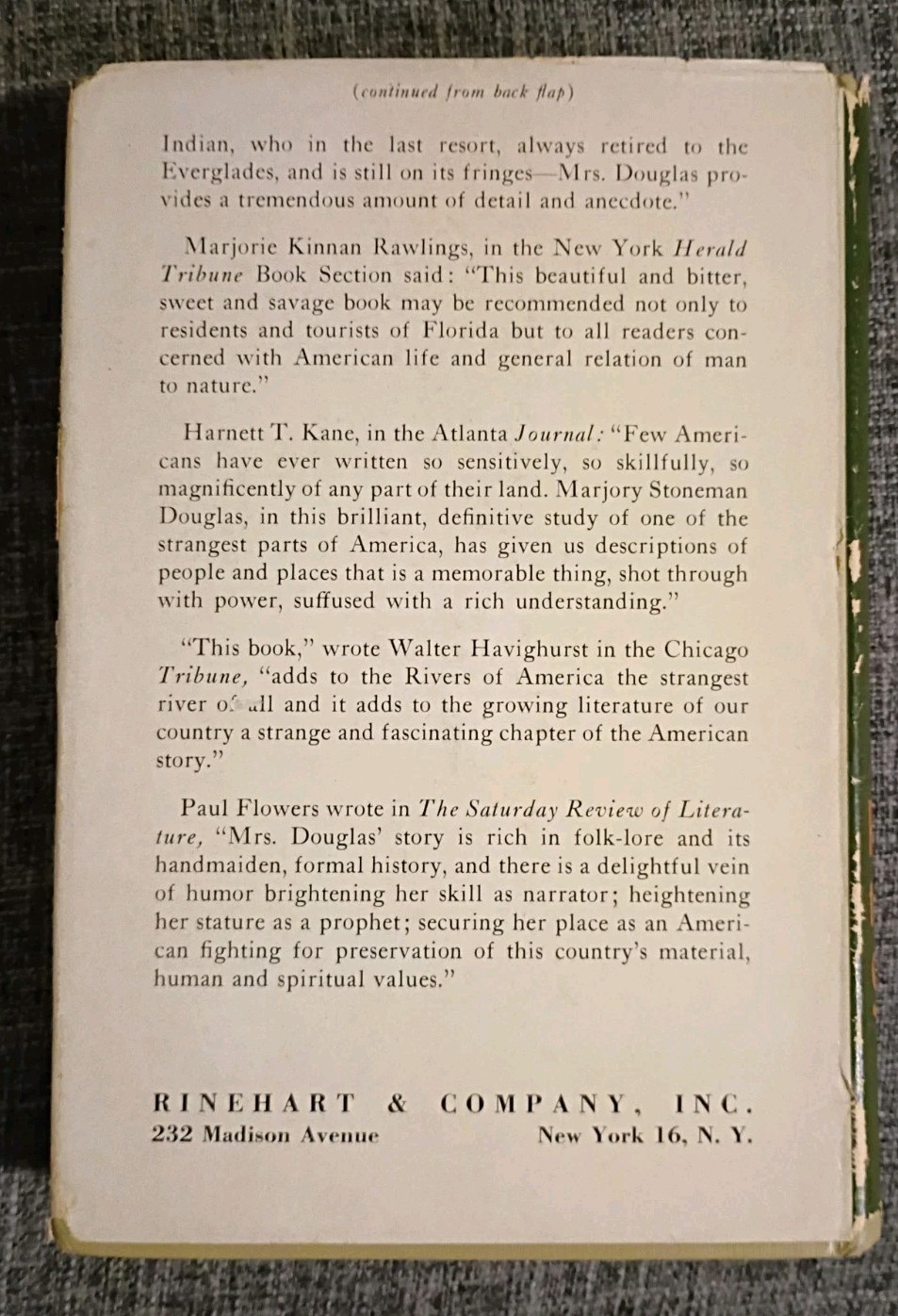 Road to the Sun By Marjory S. Douglas, Signed
