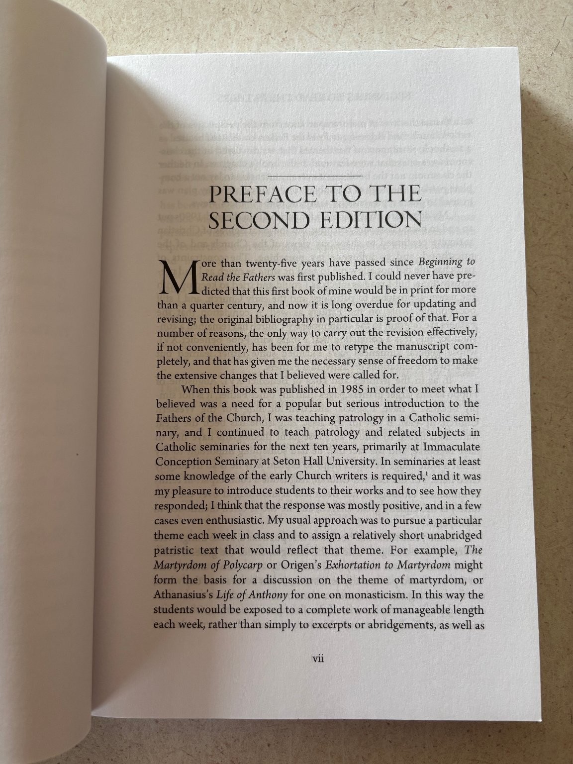 Beginning to Read the Fathers Boniface Ramsey 2012 Revised Edition Paulist Press