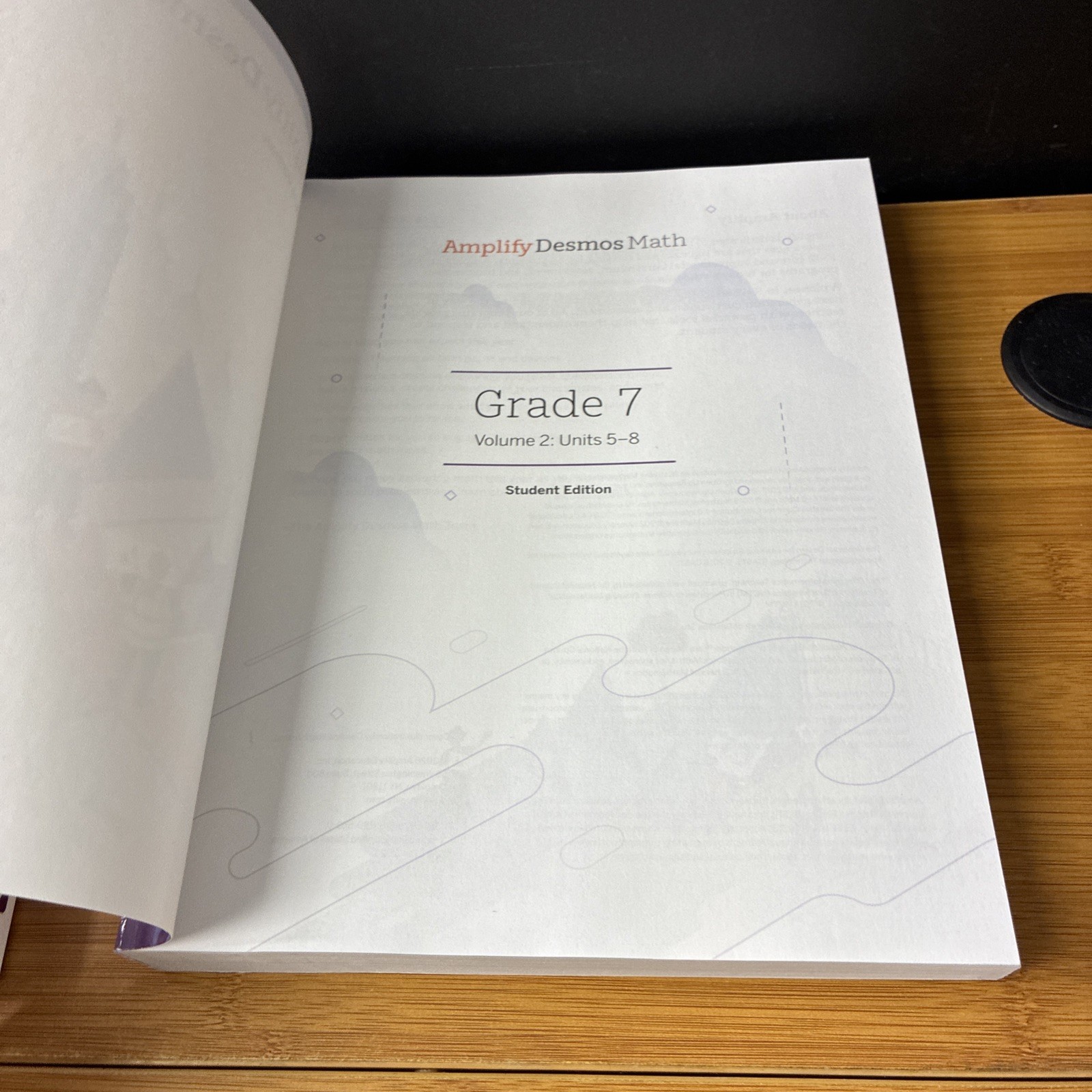 Amplify Desmos Math Student Edition Grade 7 Volume 1 & 2 Books 2026 New Unused