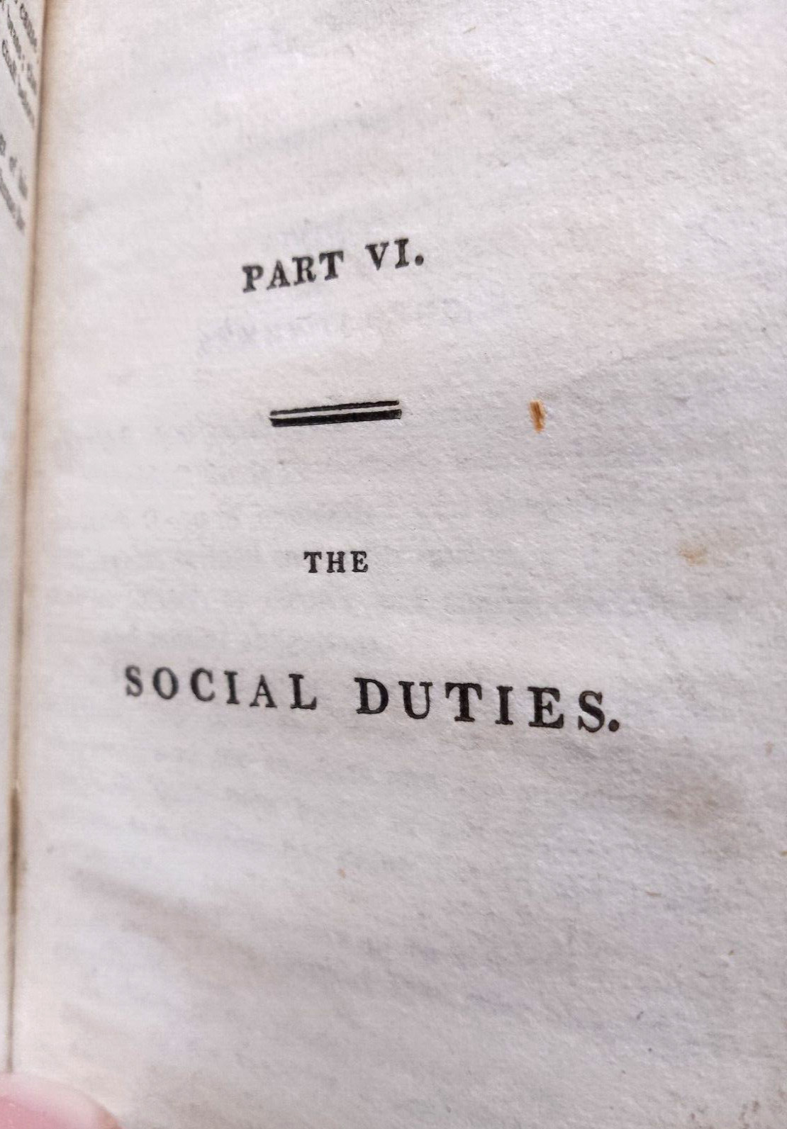 Antiquarian, miniature leather binding 12cm x 7cm The Economy of Human Life 1808