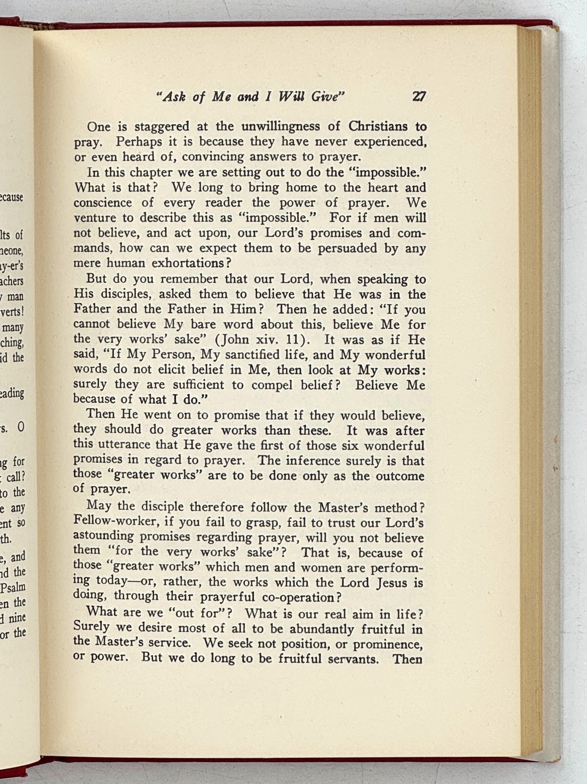 The Kneeling Christian. HC VG