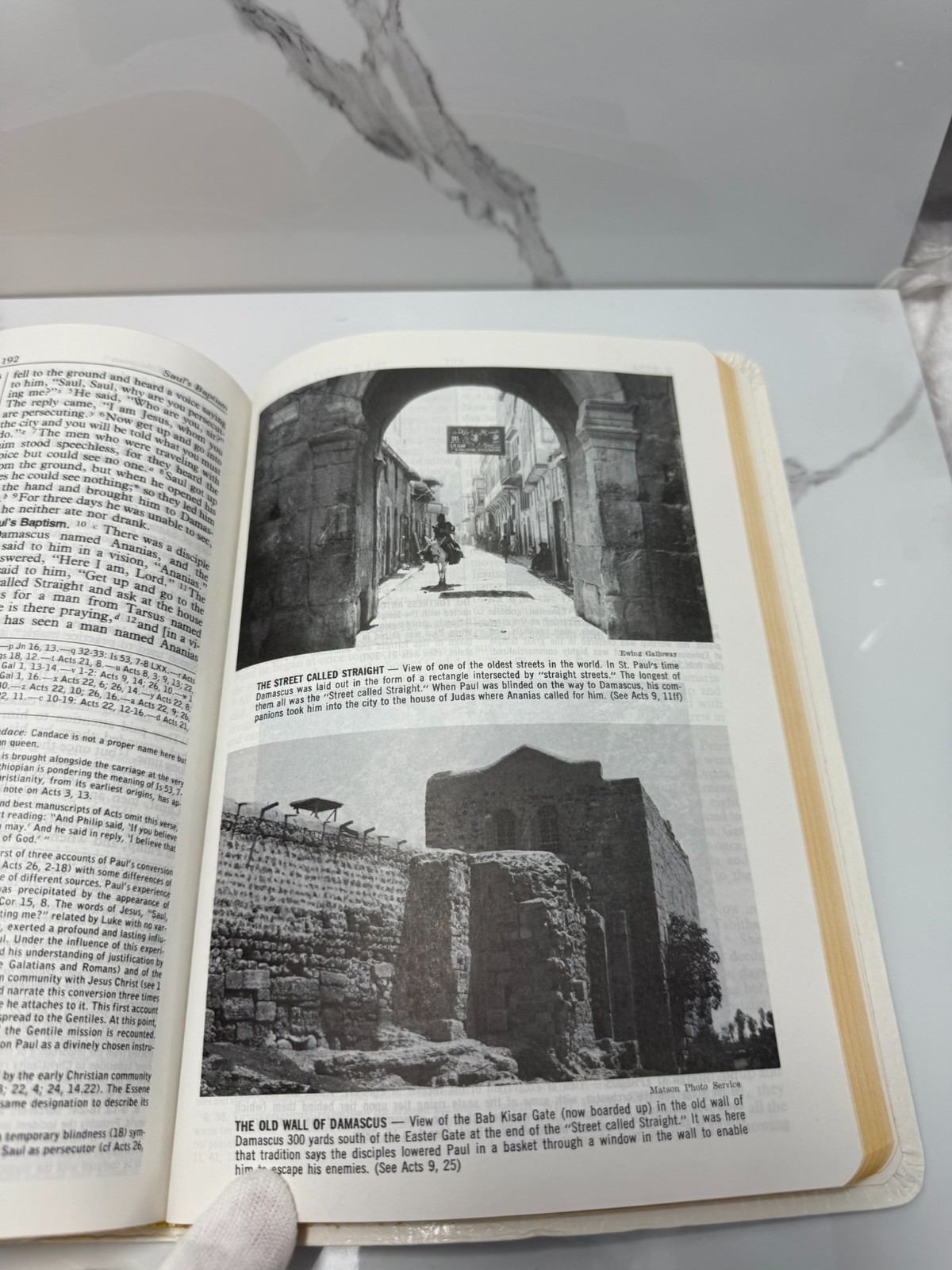 New American Bible White Leatherette Cover – Good Condition – 1991 Revised Psalm