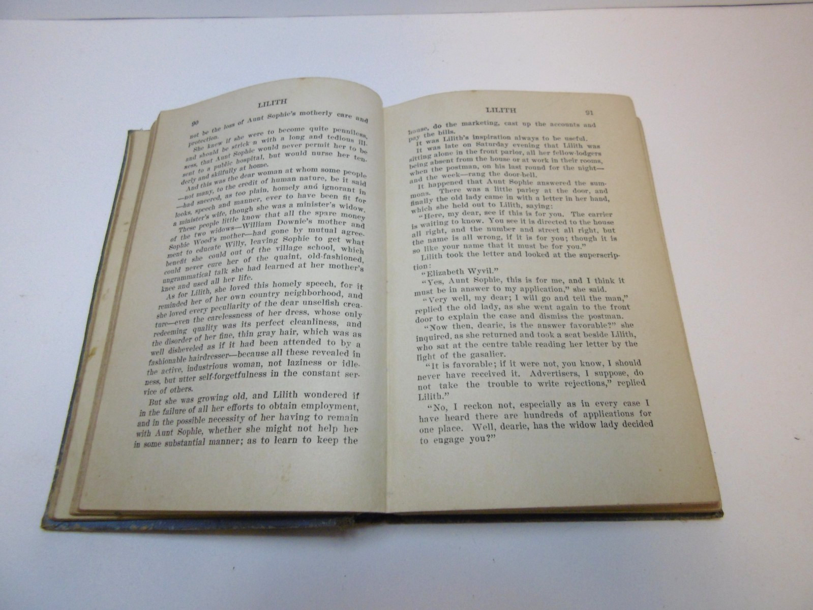 Antique 1909 Lilith By Mrs. E.D.E.N. Southwort A.L. Burt Co.