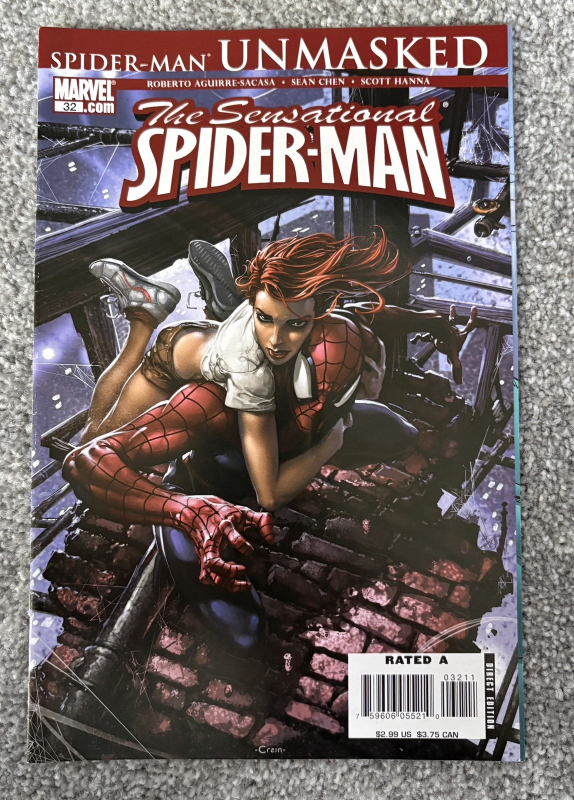 Sensational Spider-Man Unmasked #32, 33, 34 Marvel Comics 2006