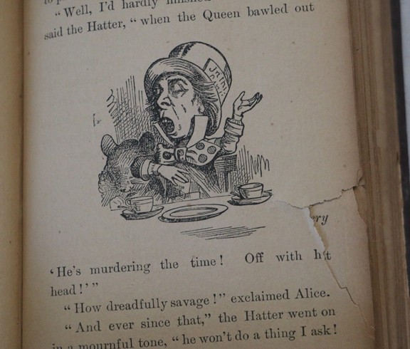 Scarce Antique Alice’s Adventures in Wonderland, Illust John Tenniel, c 1890
