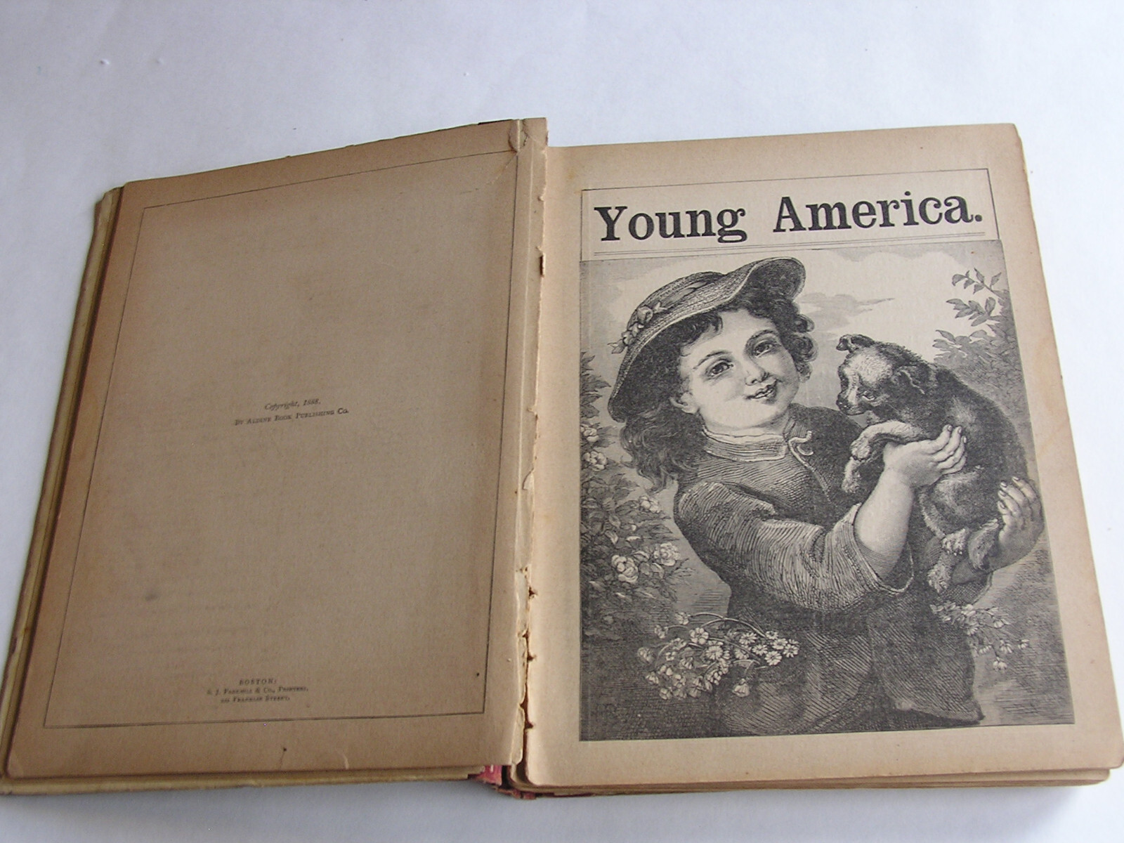 Vintage Rare 1889 Children’s hardcover- 166 pages