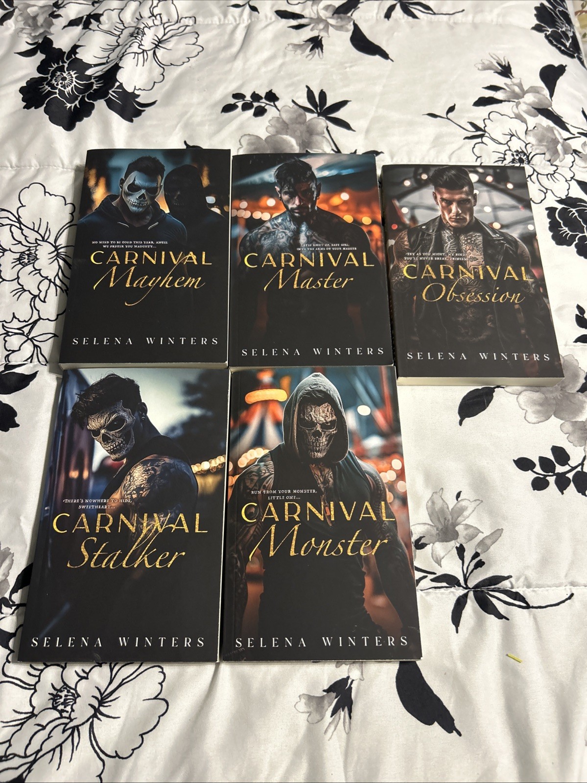 Carnival Mayhem Master Obsession Stalker Monster Lot 5 paperback Winters, Selena