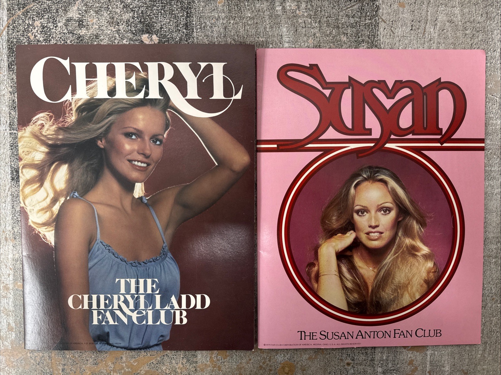 Cheryl Ladd & Susan Anton Fan Club Kit Posters Photos Charlie’s Angels 1979